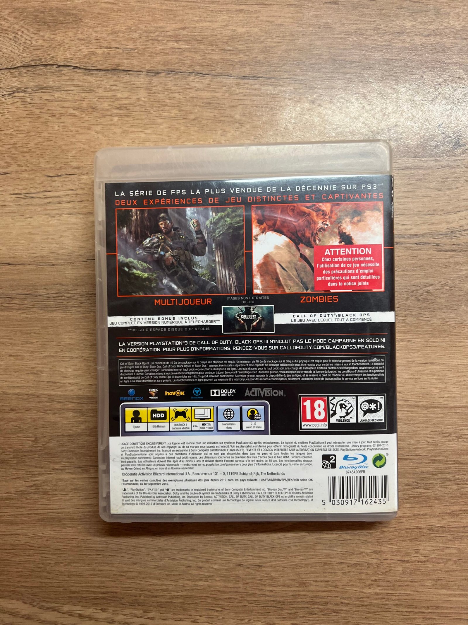 Call of Duty: Black Ops III - PS3 - Bon état - Pal – Image 7