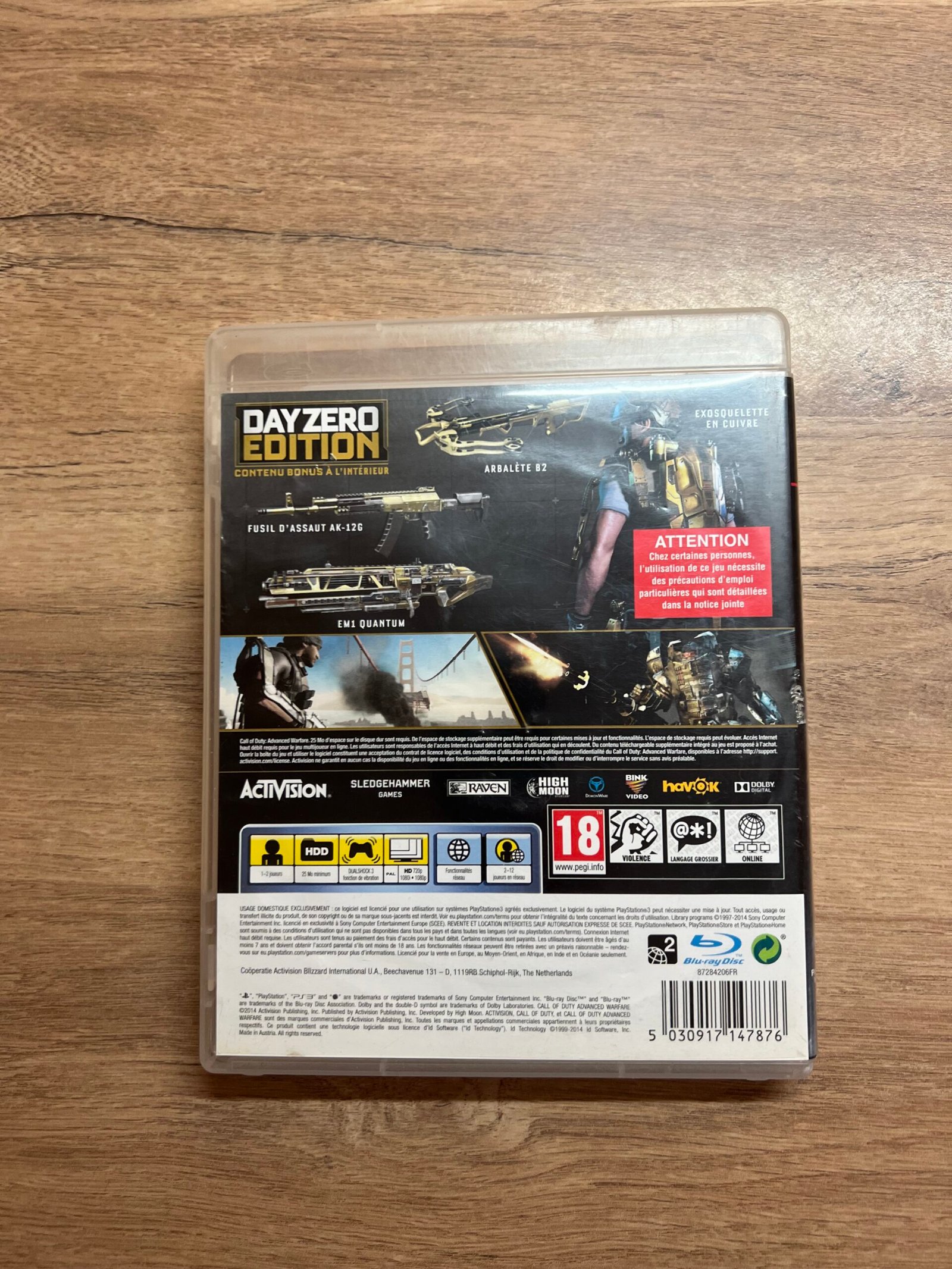 Call of Duty: Advanced Warfare - Day Zero Edition - PS3 - Bon état - pal – Image 8