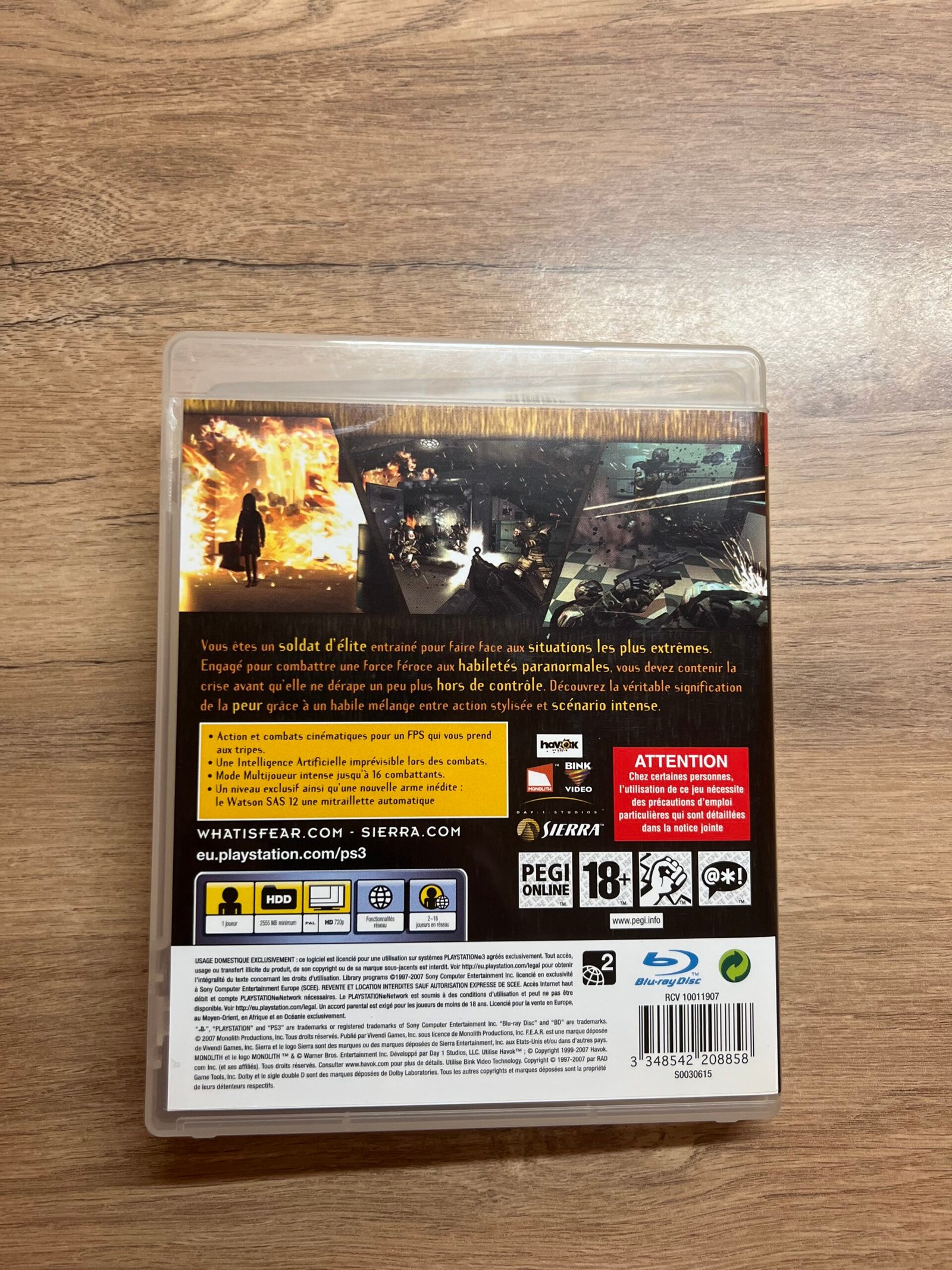 Fear - PS3 - Bon état - Complet - Pal – Image 8