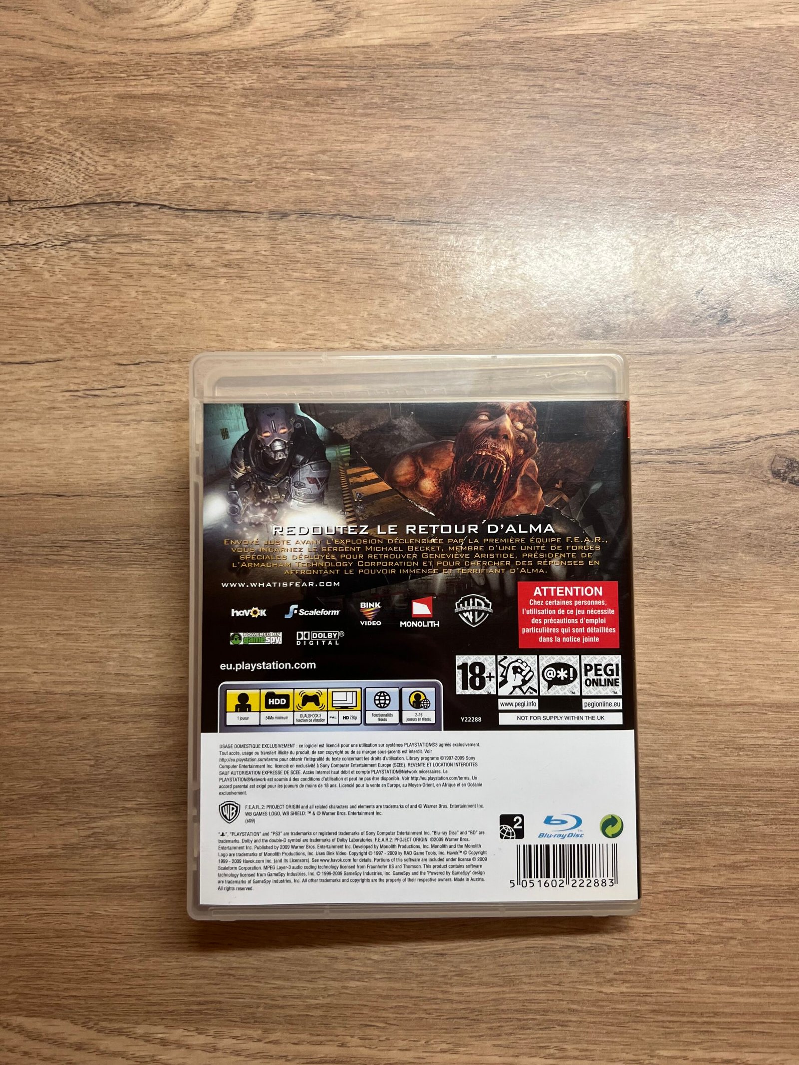 Fear 2 Project Origin - PS3 - Bon état - Complet - Pal – Image 8