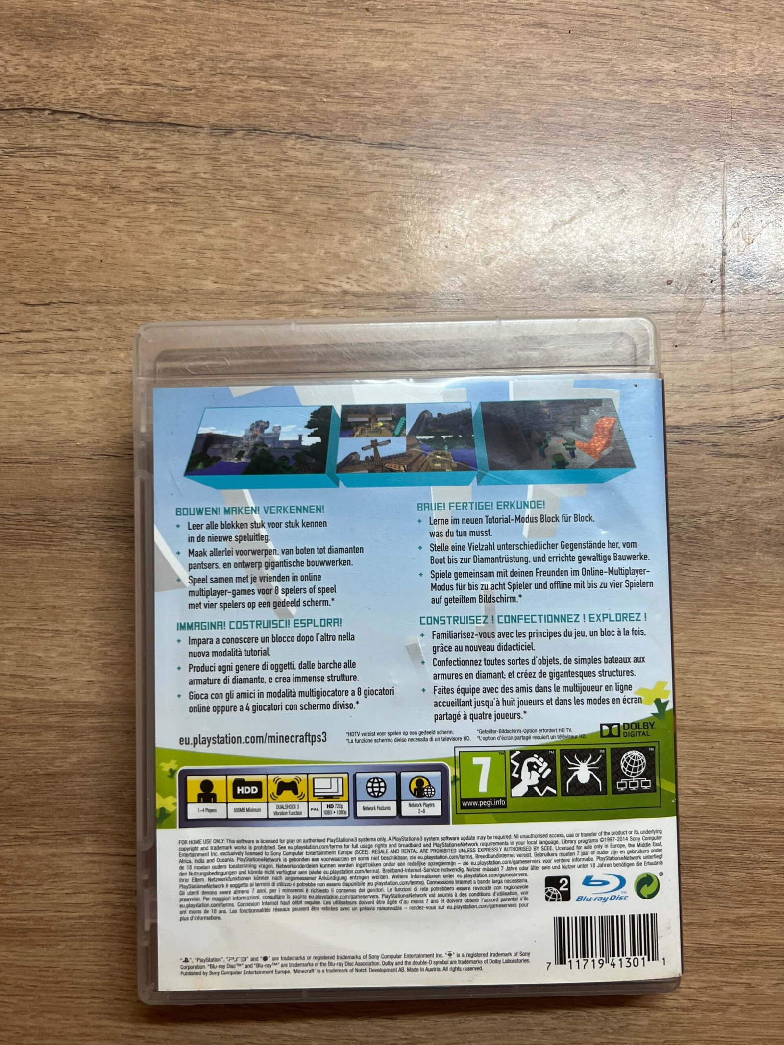 Minecraft - Playstation Edition - PS3 - Bon état - Complet - PAL – Image 8