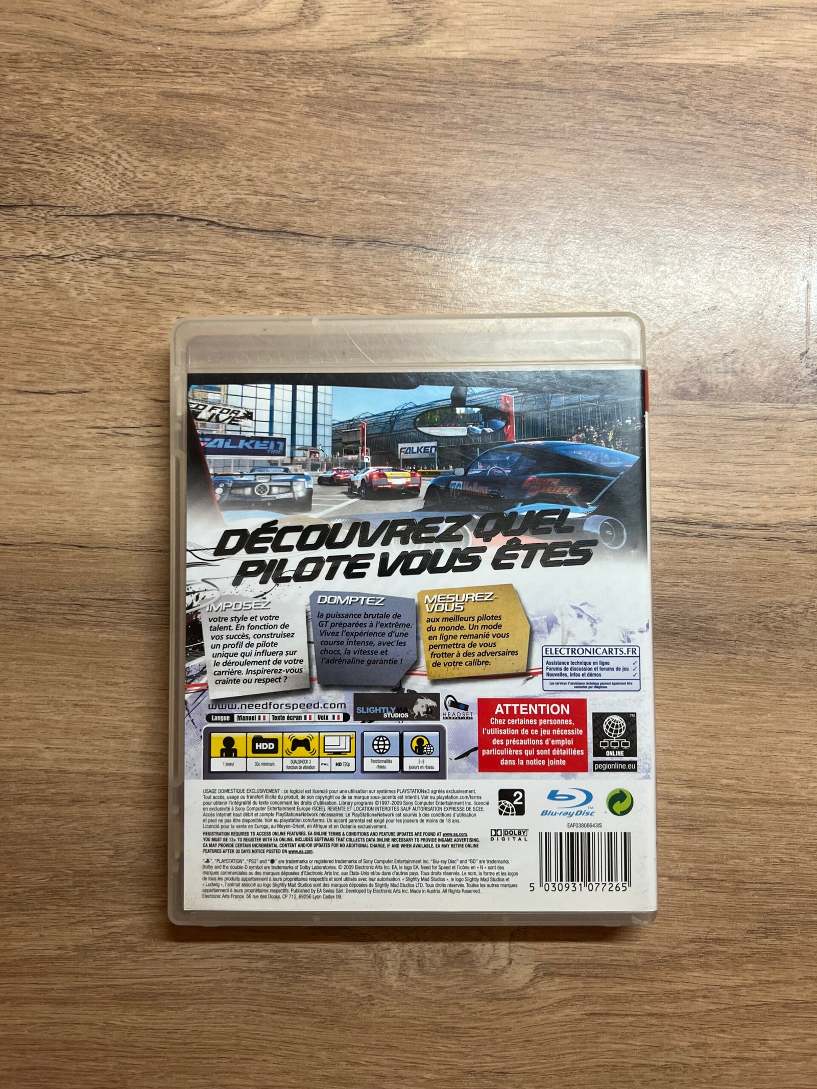 Need For Speed : Shift - PS3 - Bon état - Complet - Pal - – Image 8