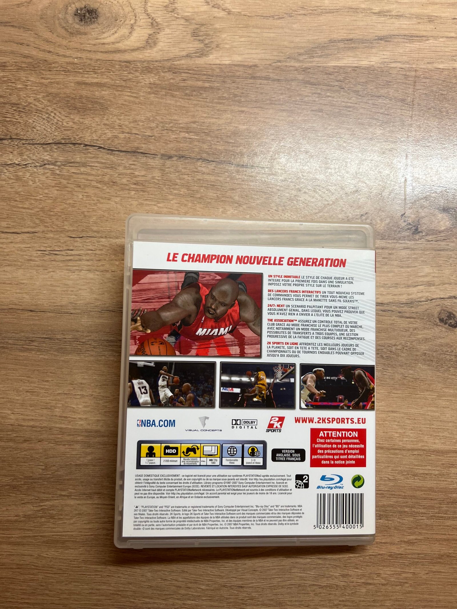 Nba 2K7 - PS3 - Bon état - Complet - Pal – Image 8