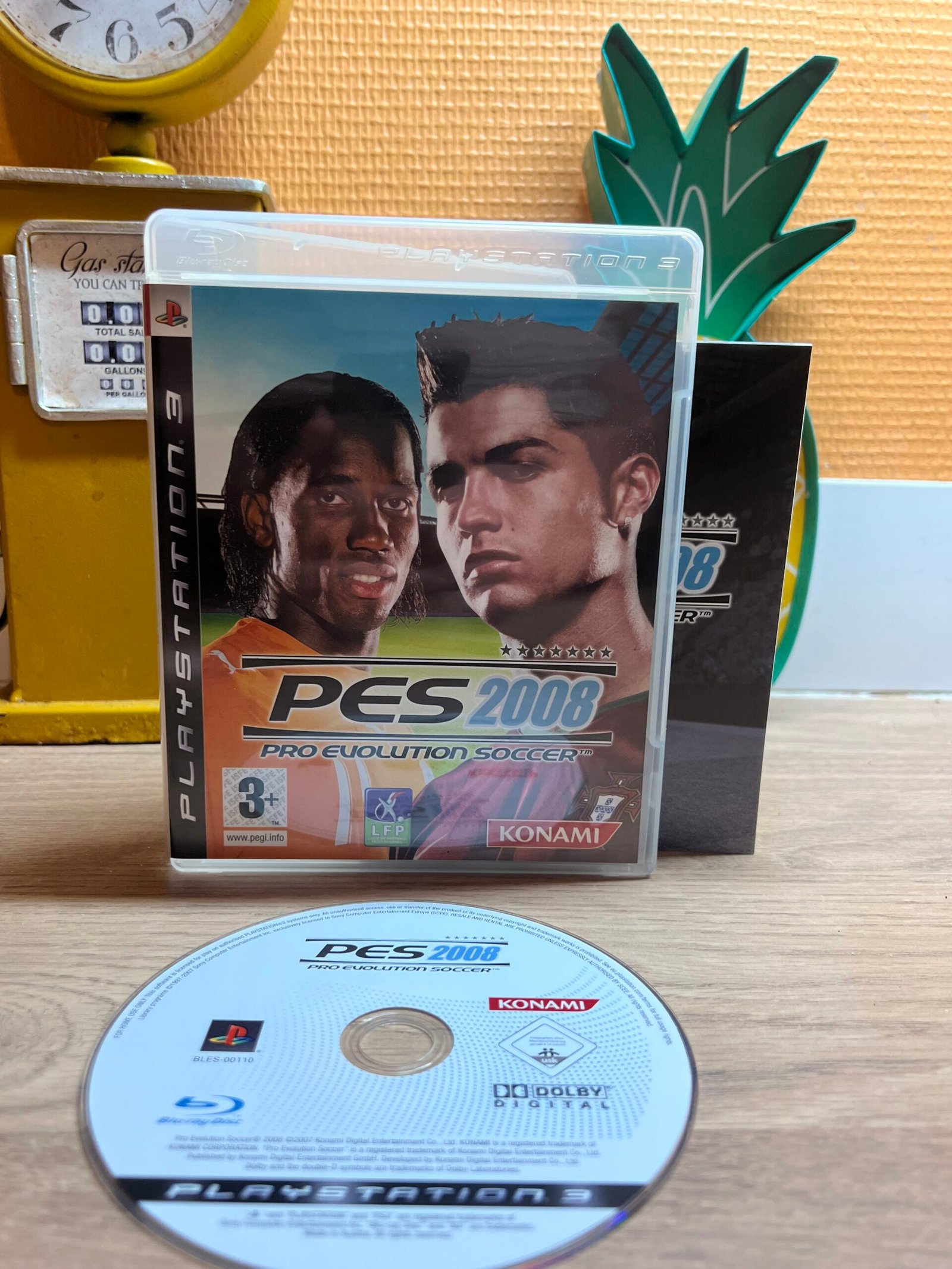 PES 2008 Pro Evolution Soccer - PS3 - Bon état - Complet - Pal