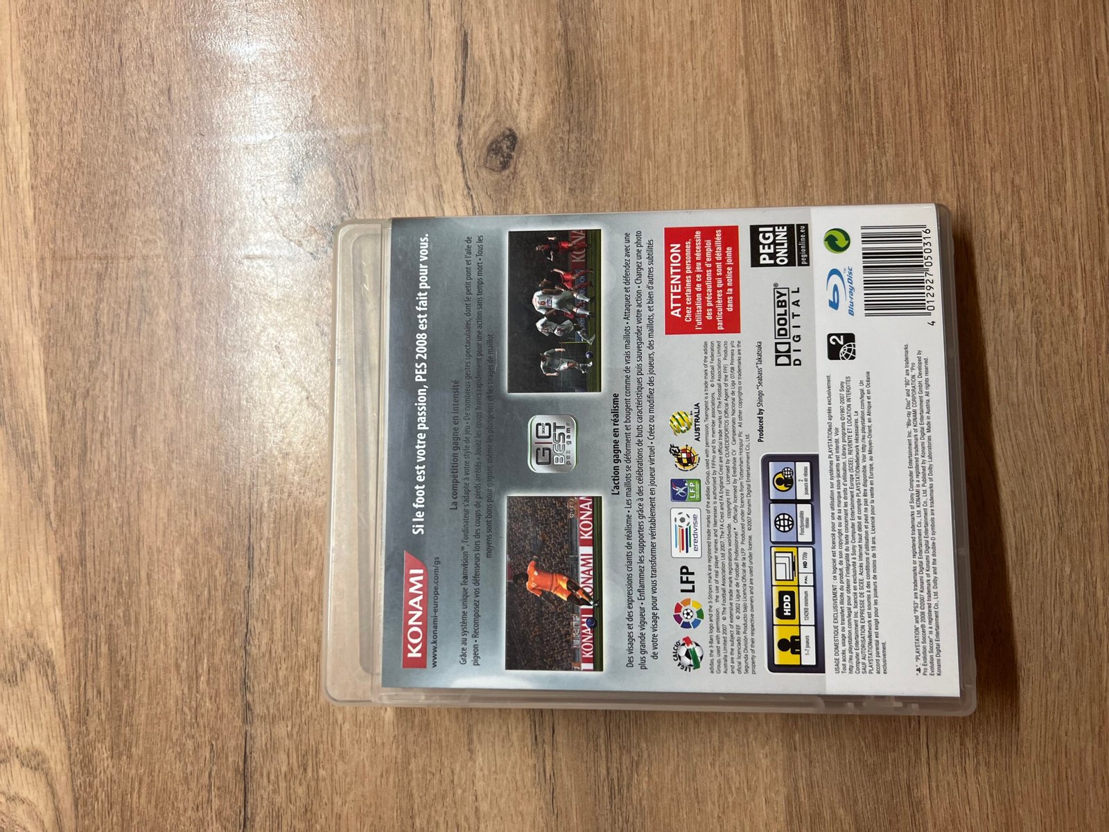 PES 2008 Pro Evolution Soccer - PS3 - Bon état - Complet - Pal – Image 8