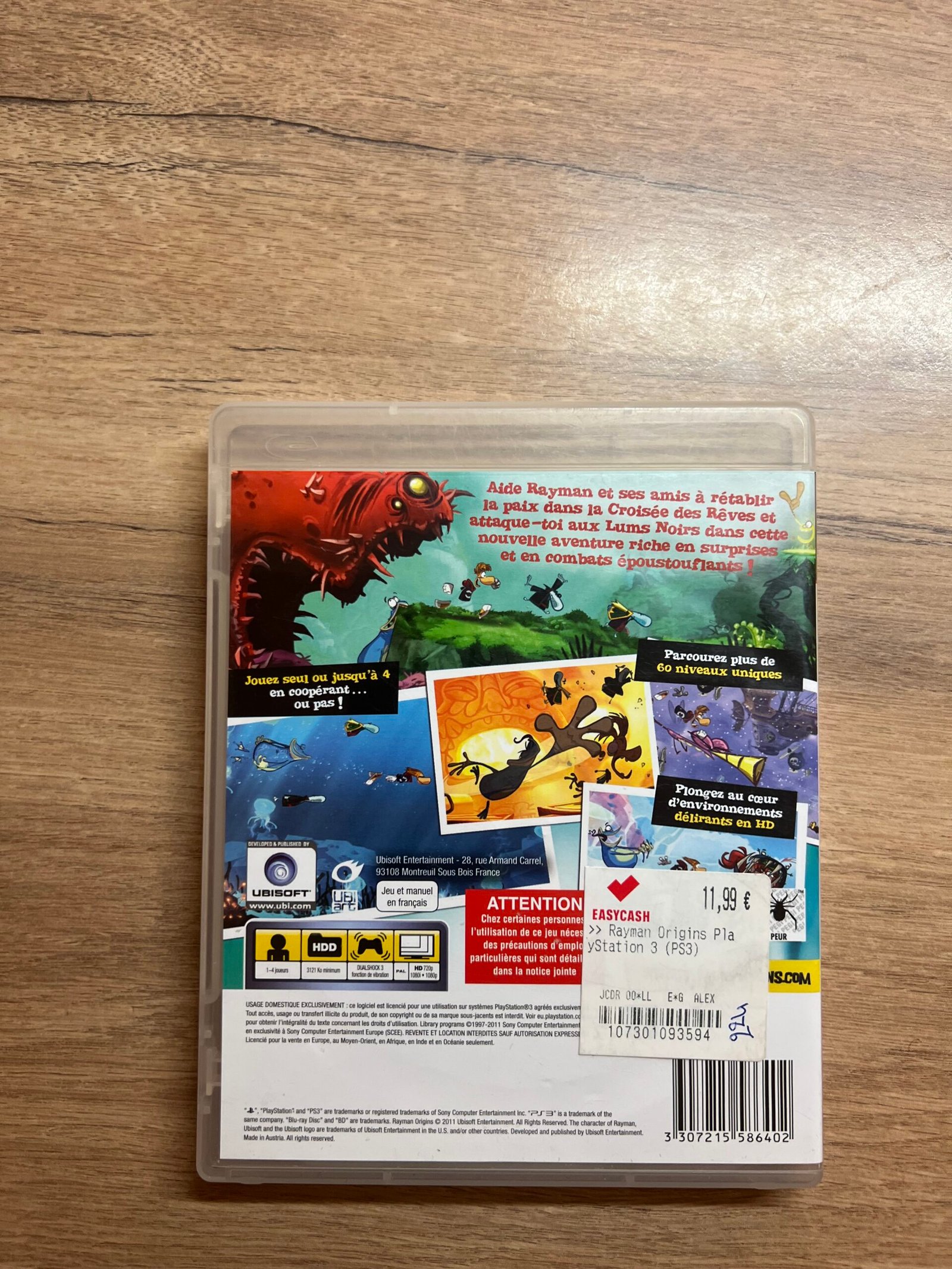 Rayman Origins - PS3 - Bon état - Complet - Pal – Image 8