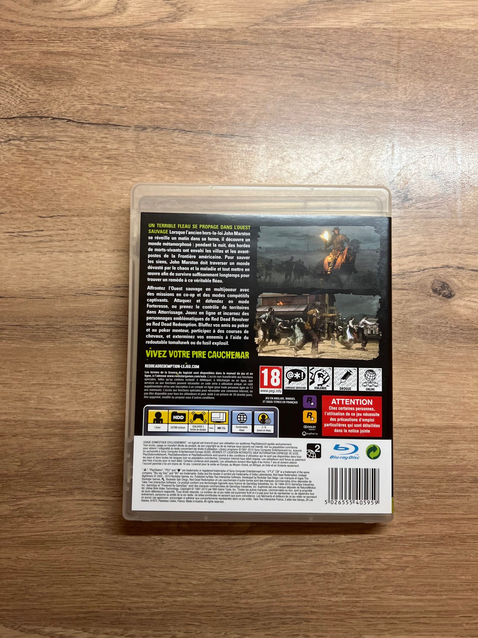 Red Dead Redemption Undead Nightmare - PS3 - Bon état - Complet - Pal – Image 8