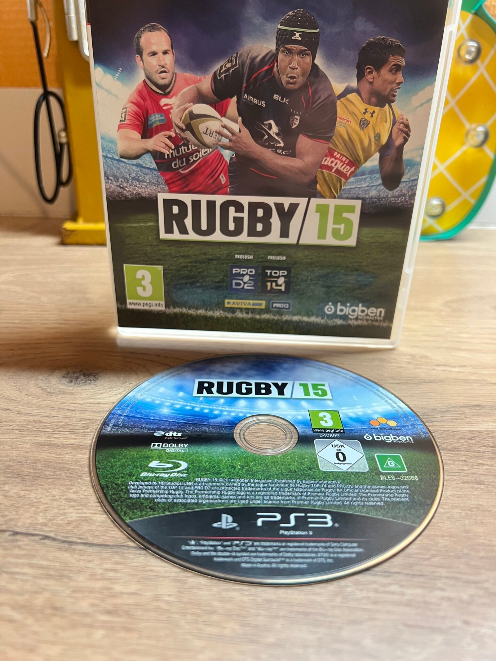 Rugby 15 - PS3 - Bon état - Complet - Pal – Image 3
