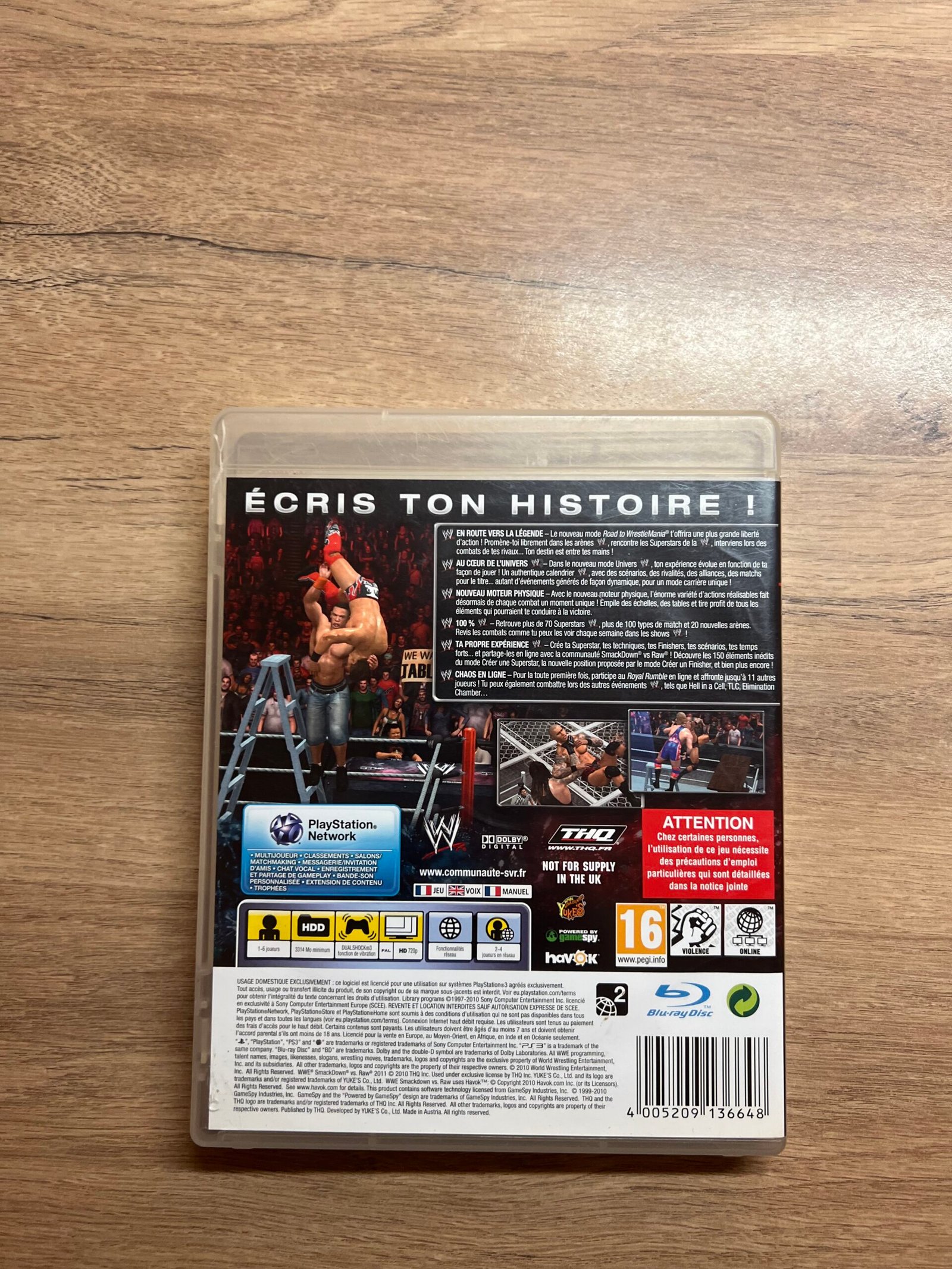 Smackdown Vs Raw 2011 - PS3 - Bon état - Pal – Image 7