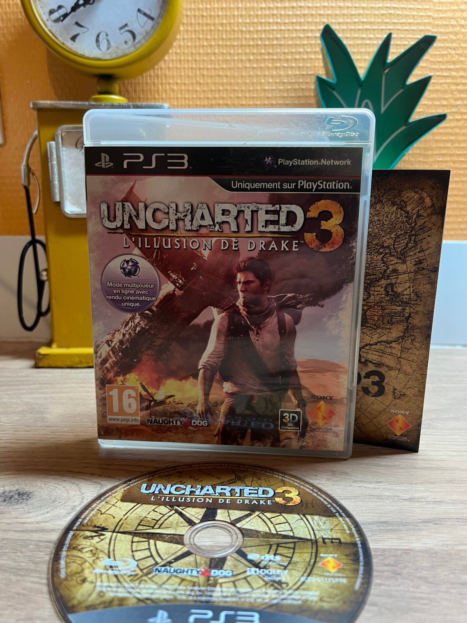 Uncharted 3: L'Illusion de Drake - PS3 - Bon état - Complet - PAL