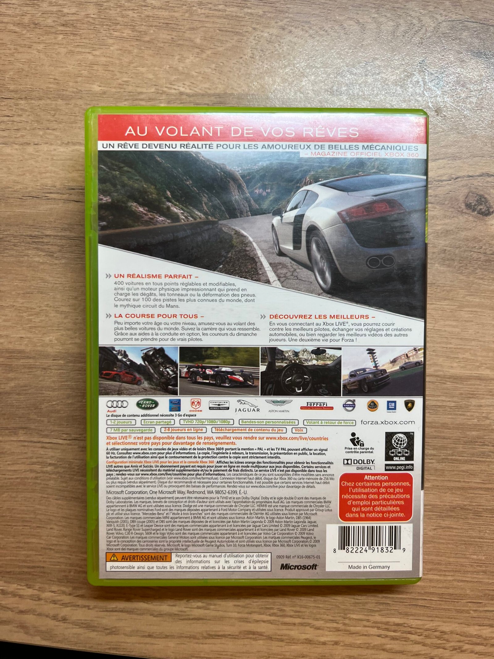 Forza Motorsport 3 - Xbox 360 - Bon état - Complet - PAL – Image 9