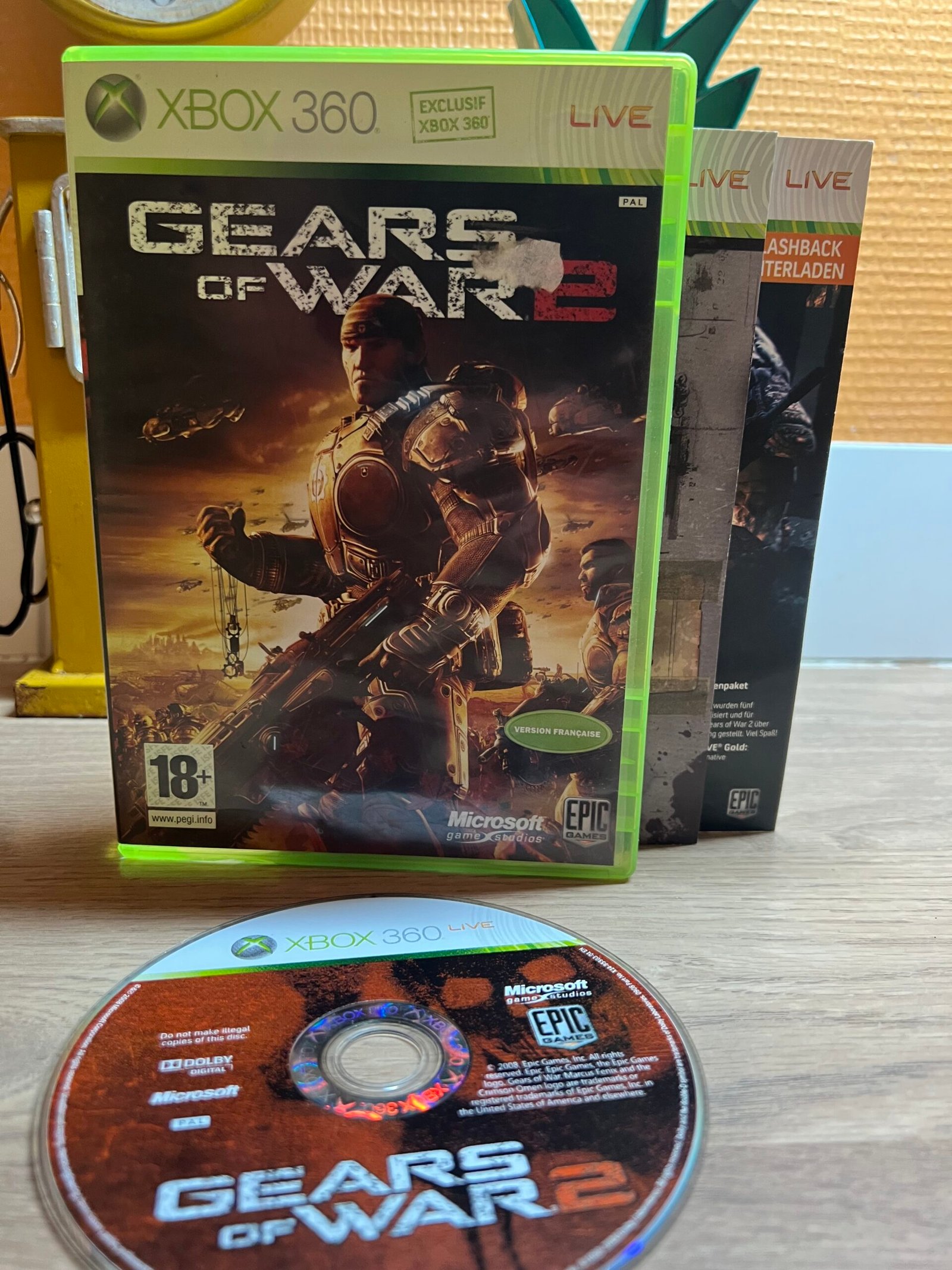 Gears of War 2 - Xbox 360 - Bon état - Complet - Pal