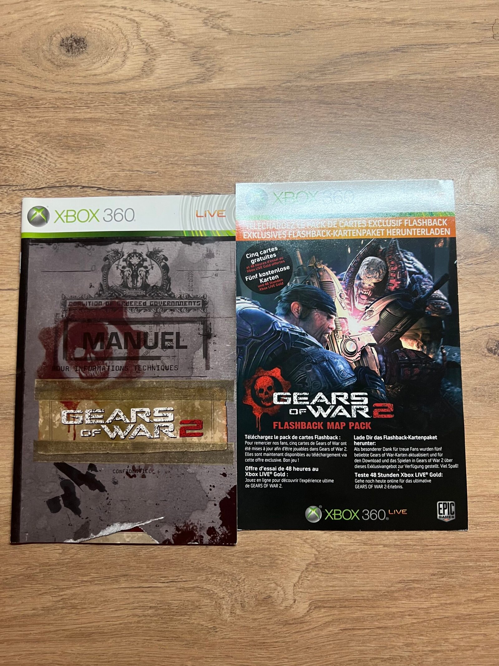 Gears of War 2 - Xbox 360 - Bon état - Complet - Pal – Image 4