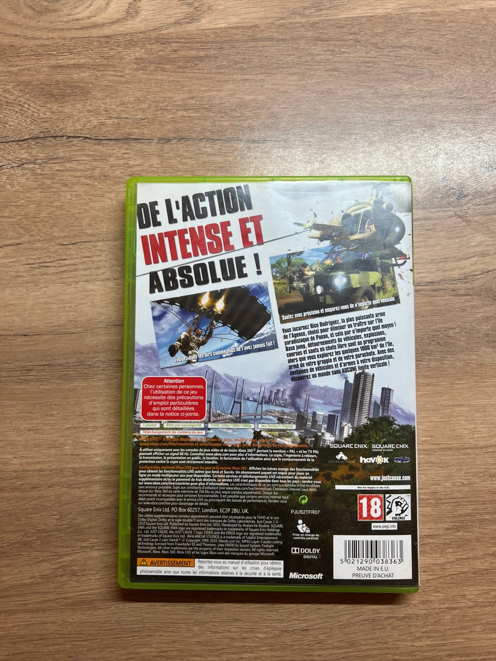 Just Cause 2 - Xbox 360 - Bon état - Complet - Pal – Image 8