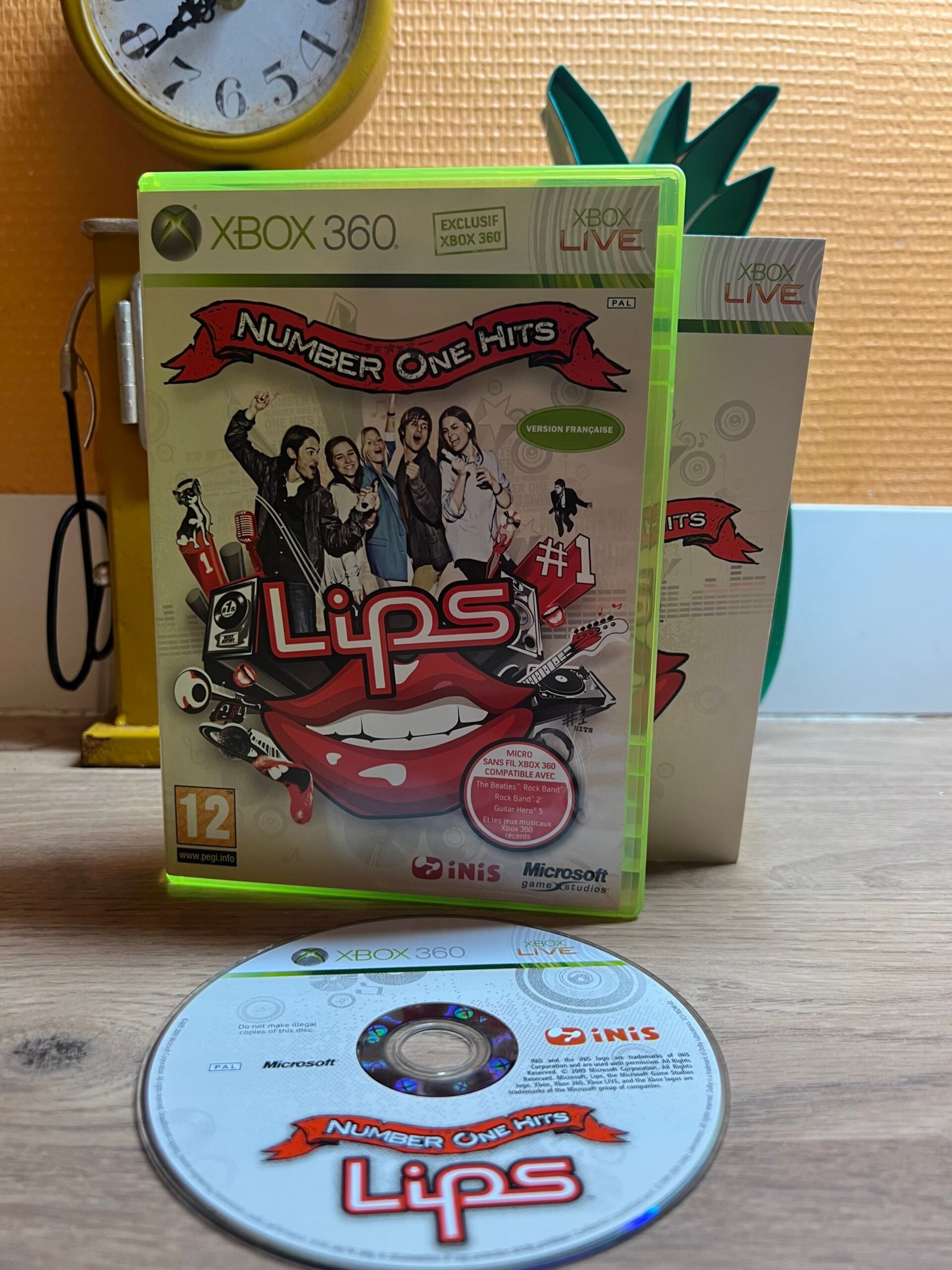 Lips - Xbox 360 - Bon état - Complet - Pal