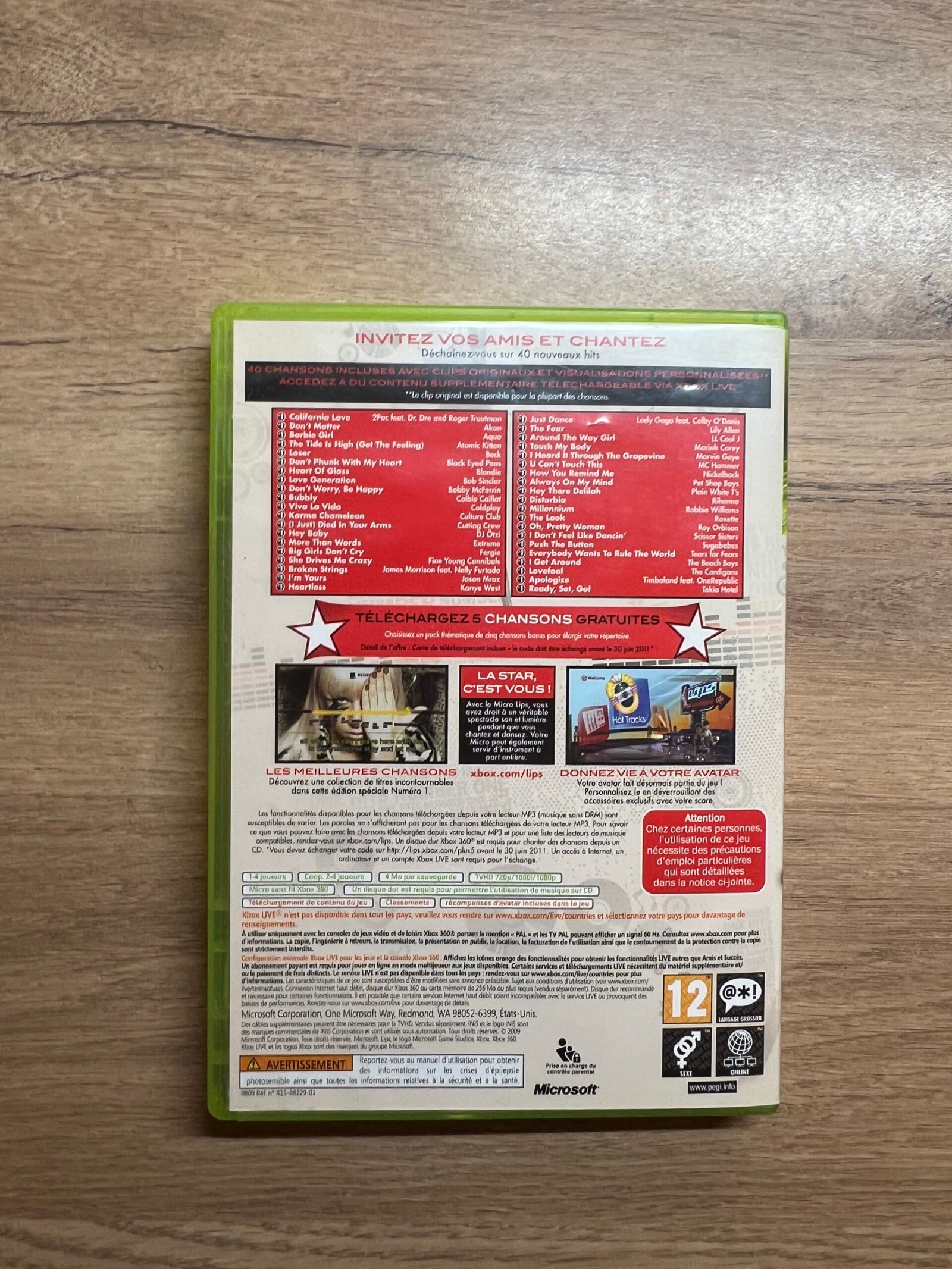 Lips - Xbox 360 - Bon état - Complet - Pal – Image 9
