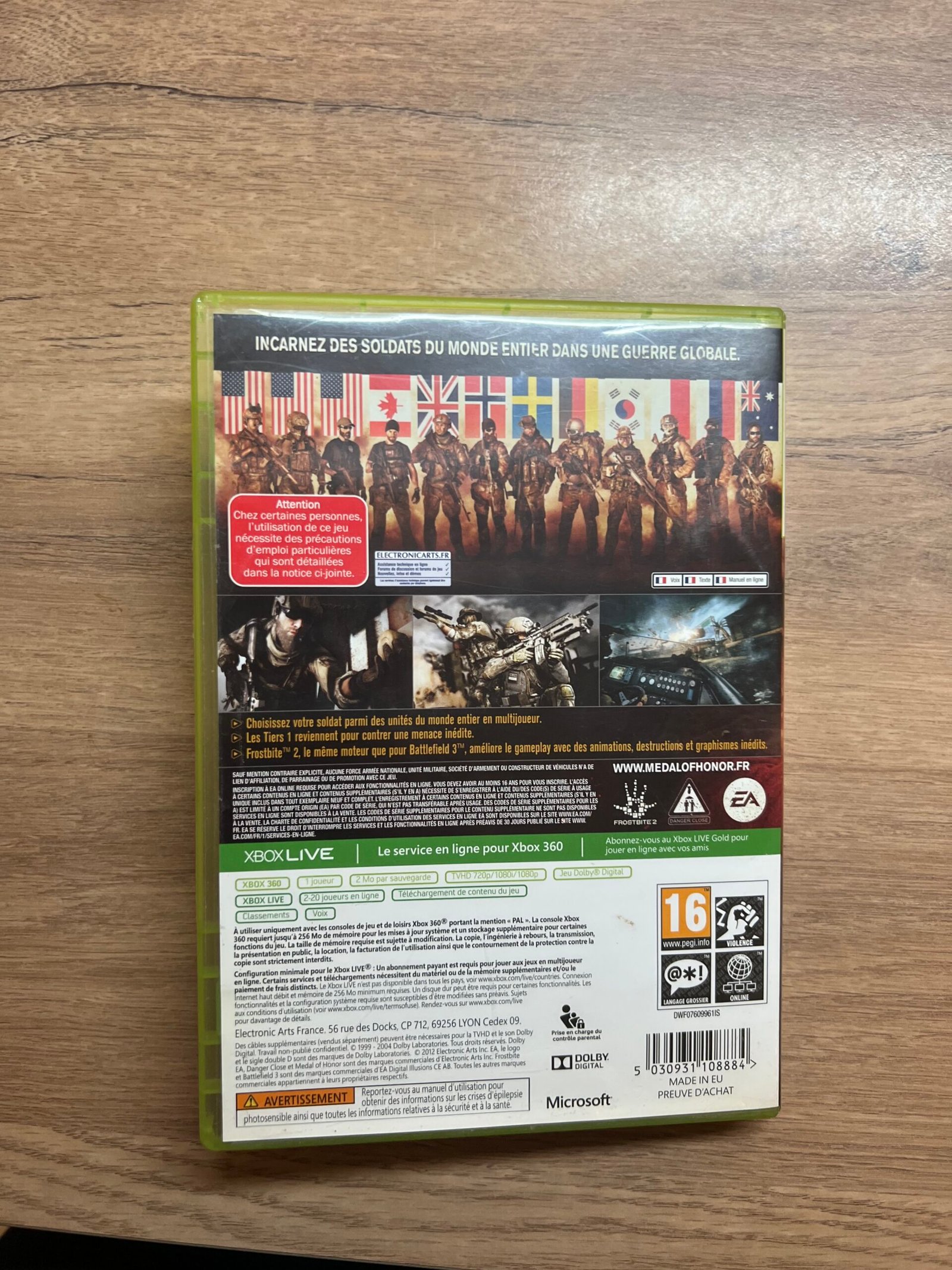 Medal of Honor Warfighter - Xbox 360 - Bon état - Complet - Pal – Image 8