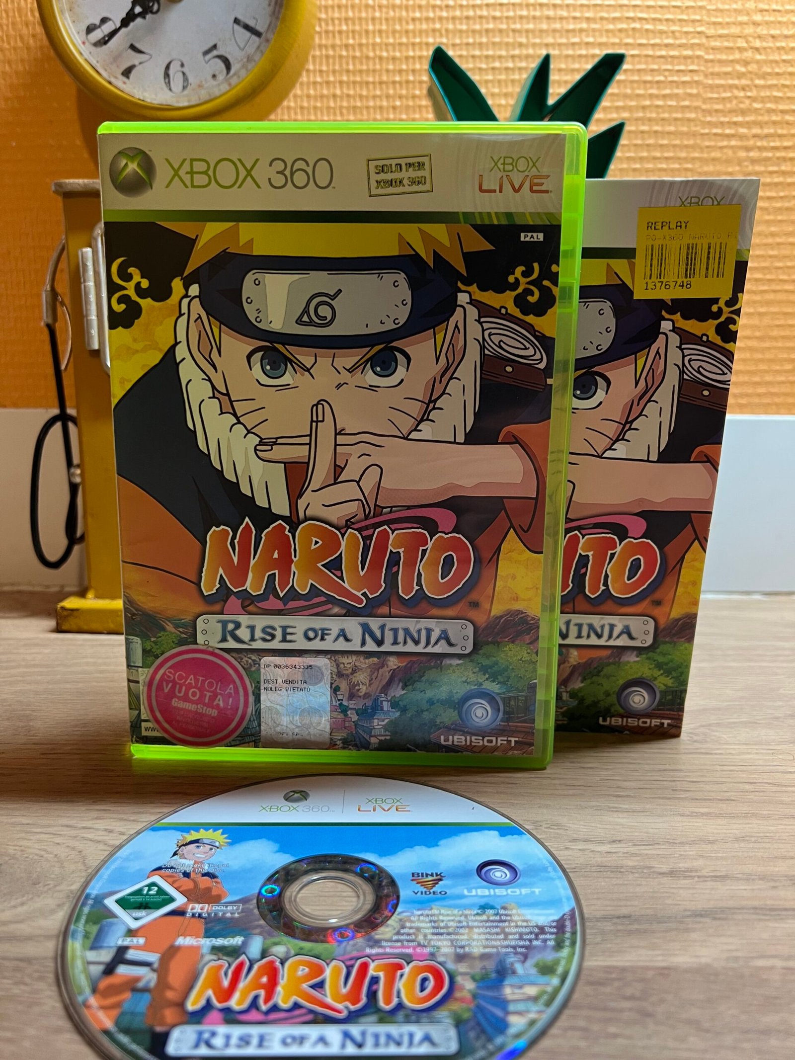 Naruto : Rise Of A Ninja - Xbox 360 - bon état - complet - pal