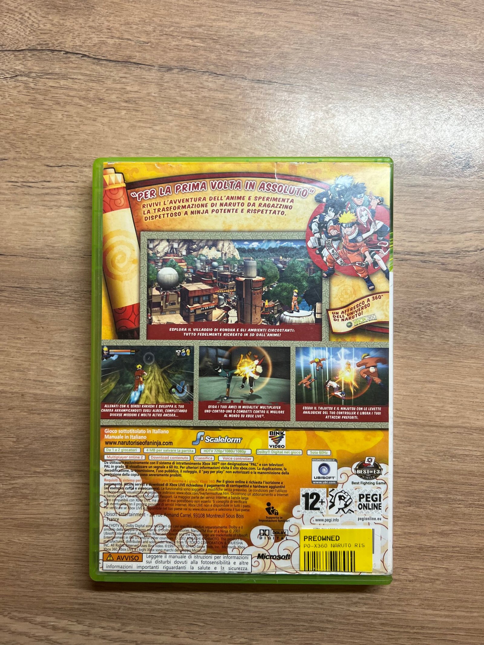 Naruto : Rise Of A Ninja - Xbox 360 - bon état - complet - pal – Image 9