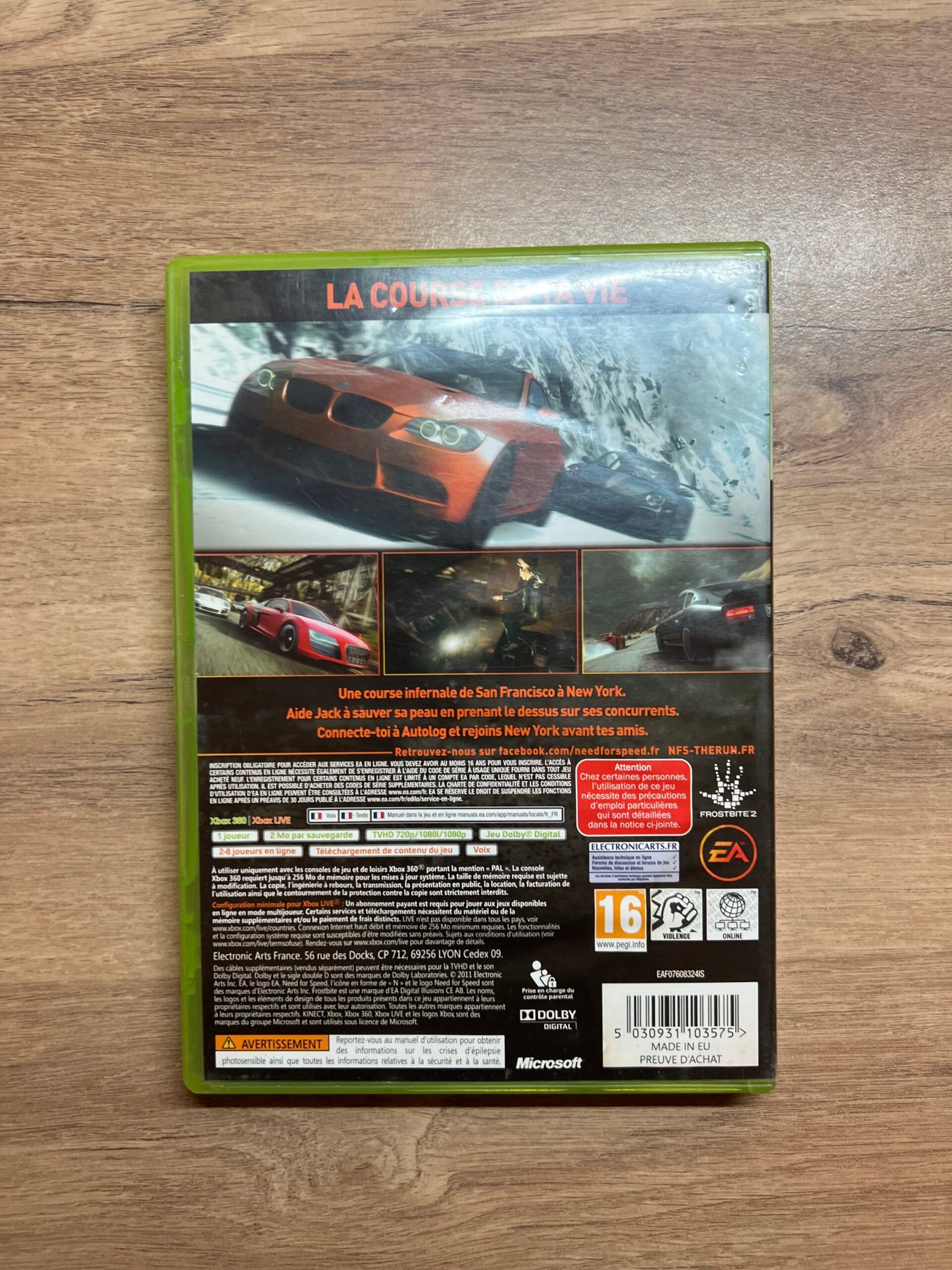 Need For Speed The Run - Xbox 360 - Bon état - Complet - PAL – Image 8