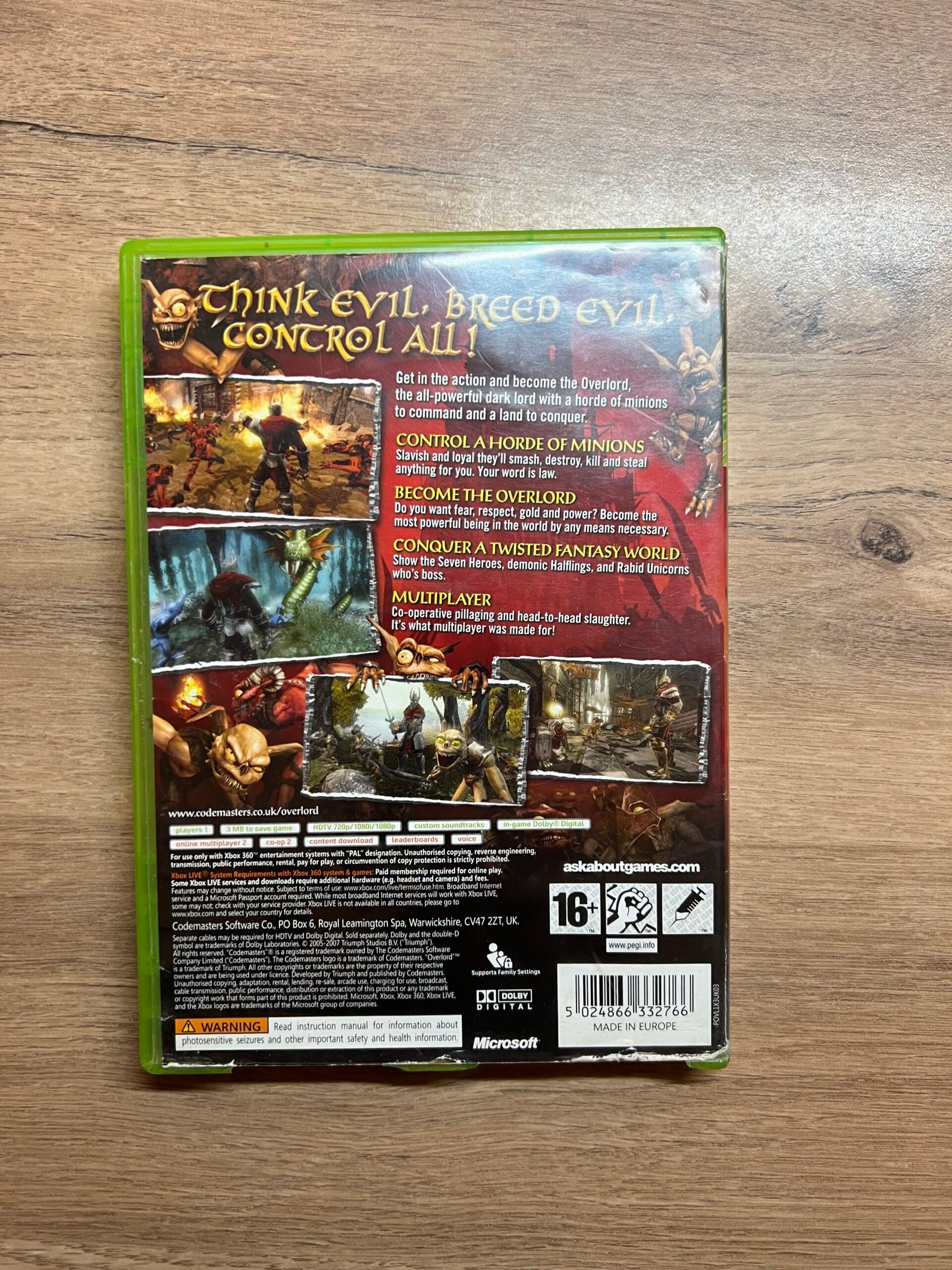 Overlord - Xbox 360 - Complet - Pal – Image 9