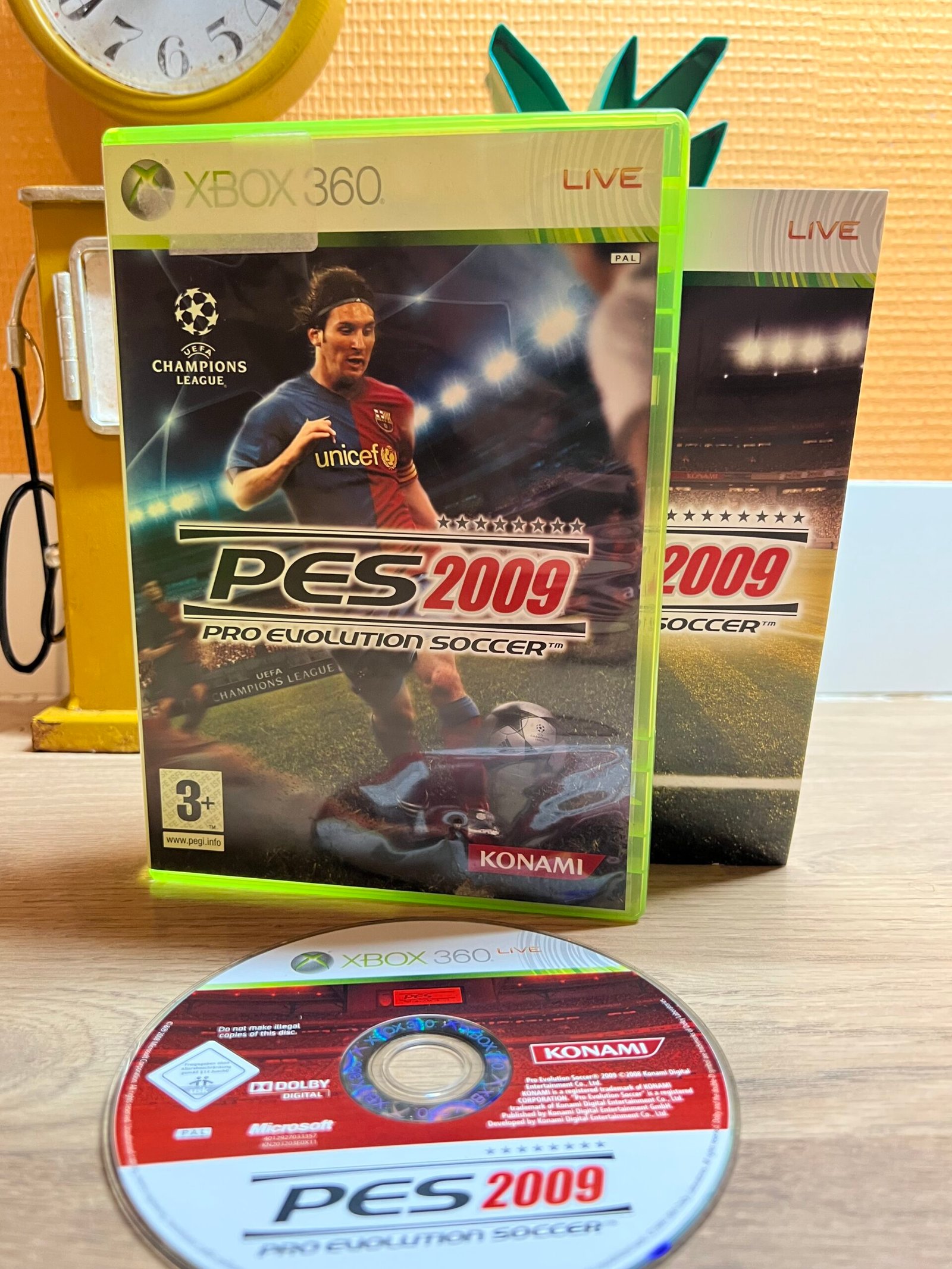 Pro Evolution Soccer 2009 (PES 2009) – Xbox 360 - Bon état - Complet - Pal
