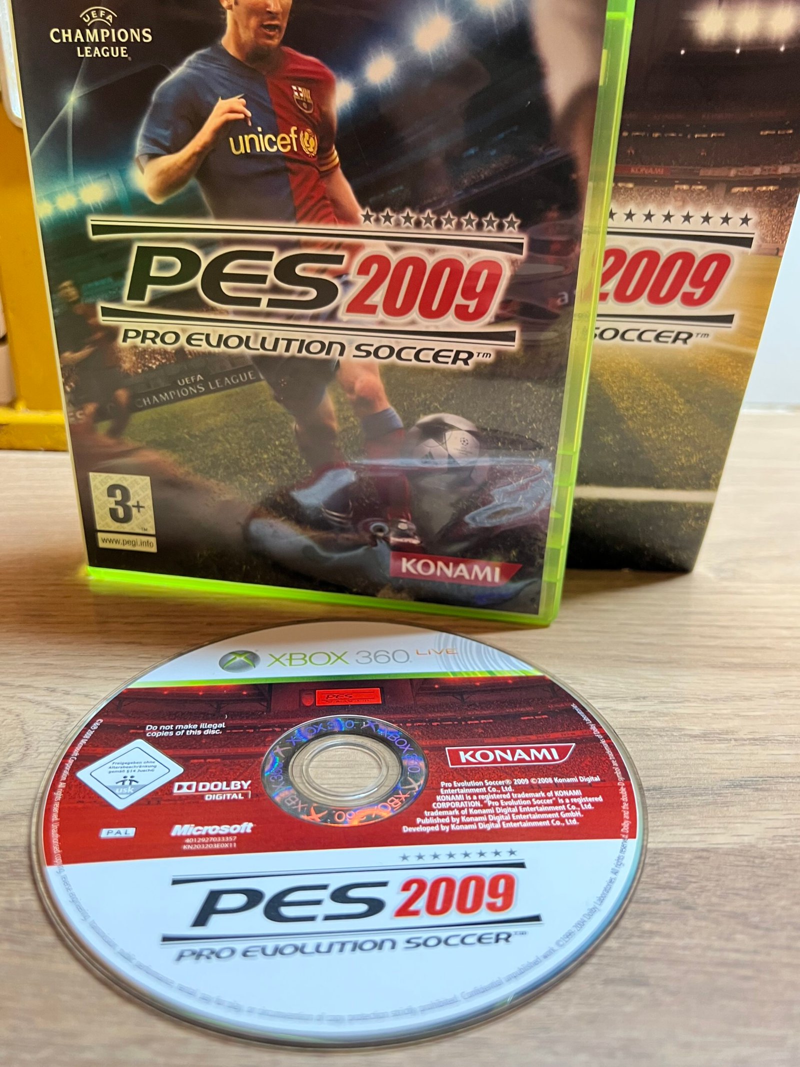 Pro Evolution Soccer 2009 (PES 2009) – Xbox 360 - Bon état - Complet - Pal – Image 3