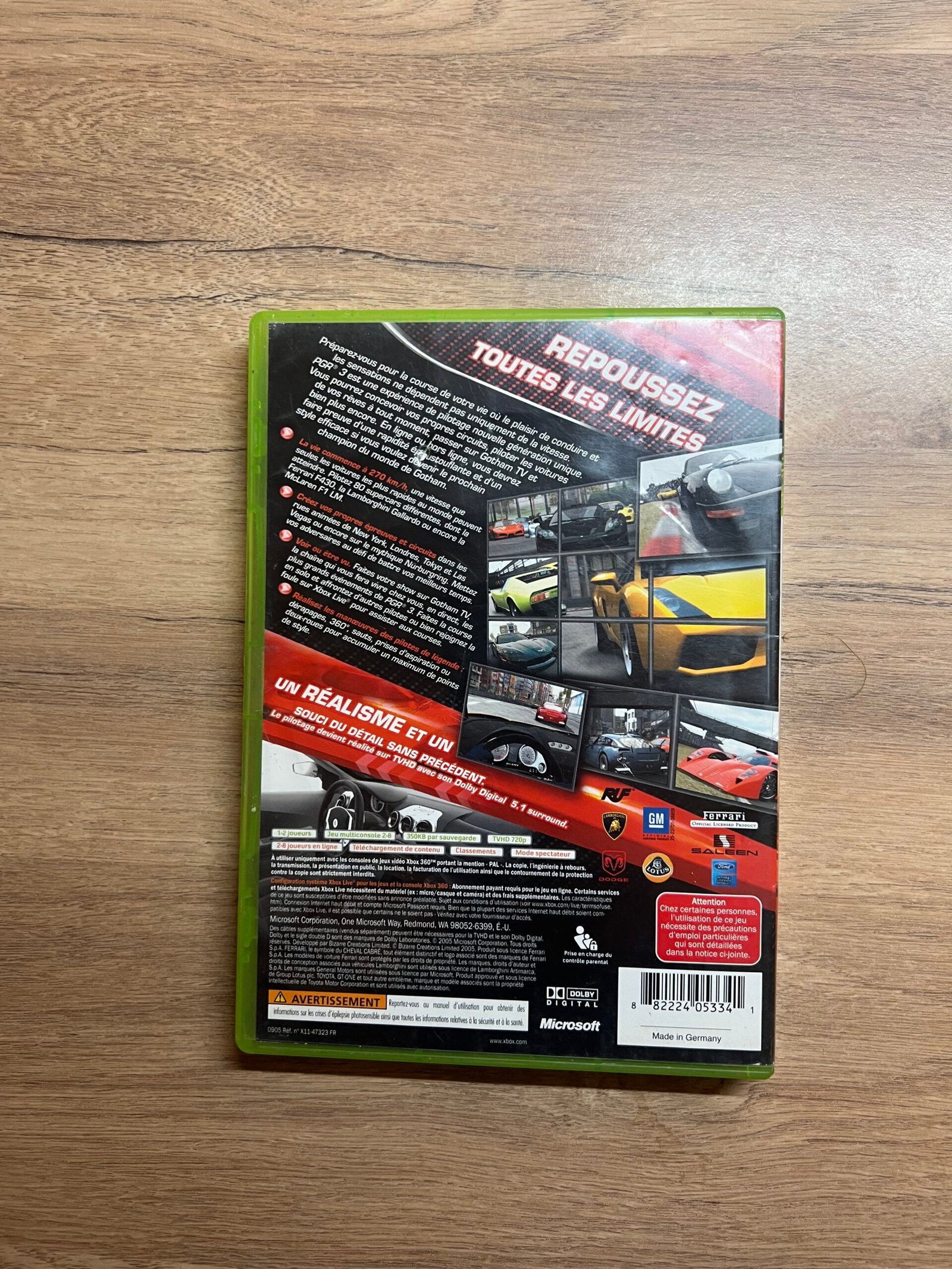 Project Gotham Racing 3 - PGR3 - Xbox 360 - Bon état - Pal – Image 7