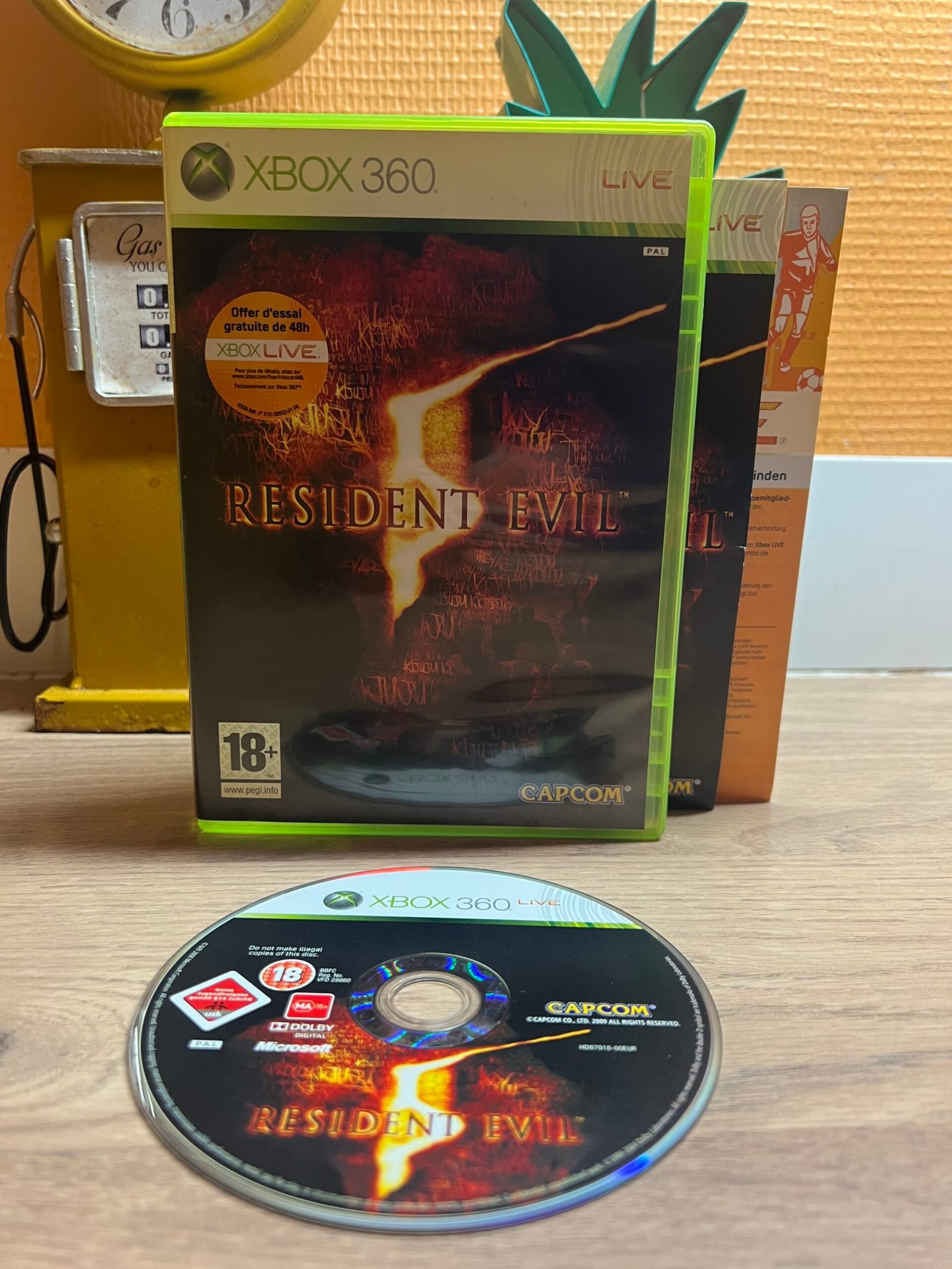 Resident Evil 5 - Xbox 360 - Bon état - Complet - Pal