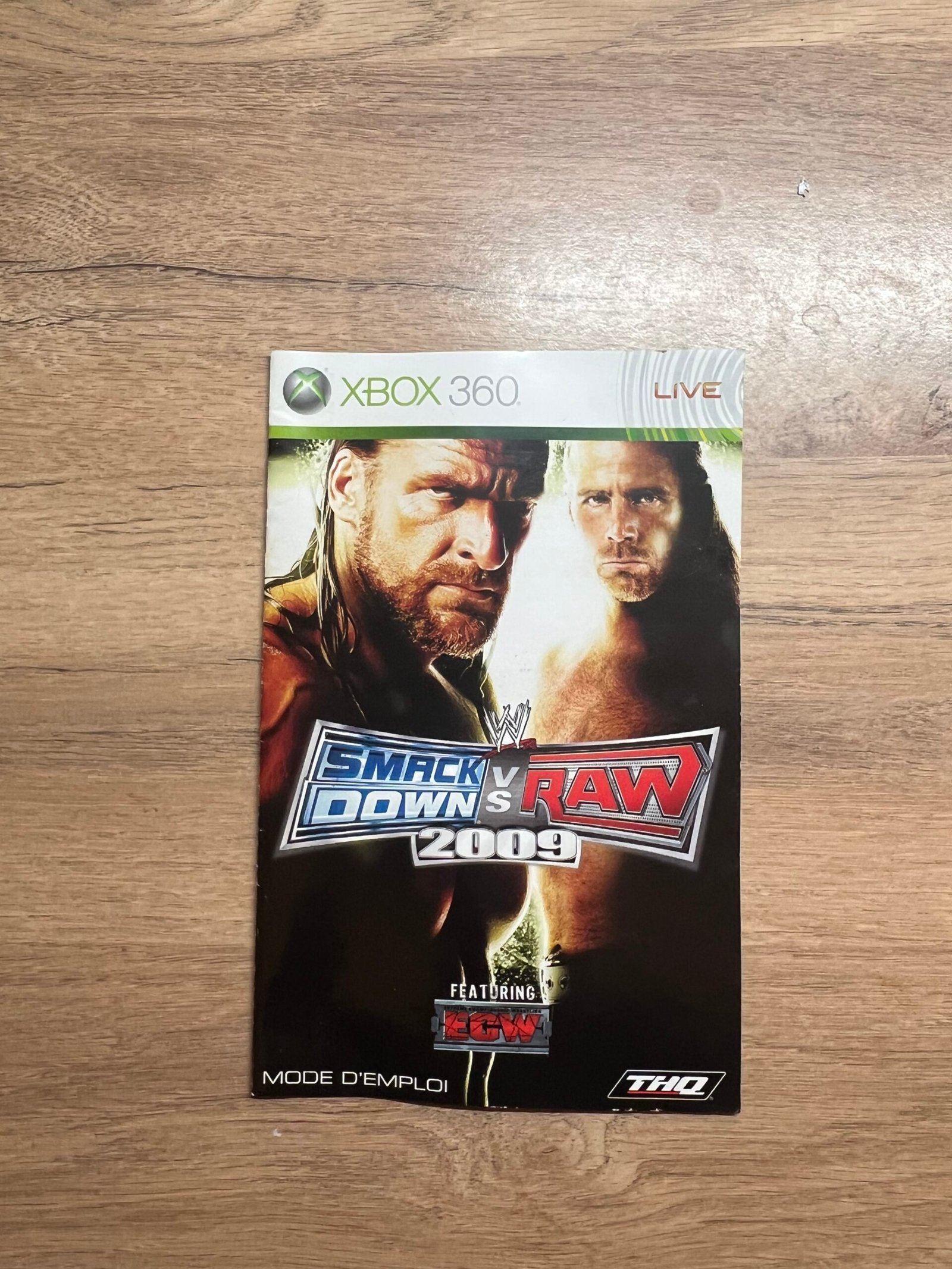 SmackDown vs. Raw 2009 (Classics) - Xbox 360 - Bon état - Complet- Pal – Image 5