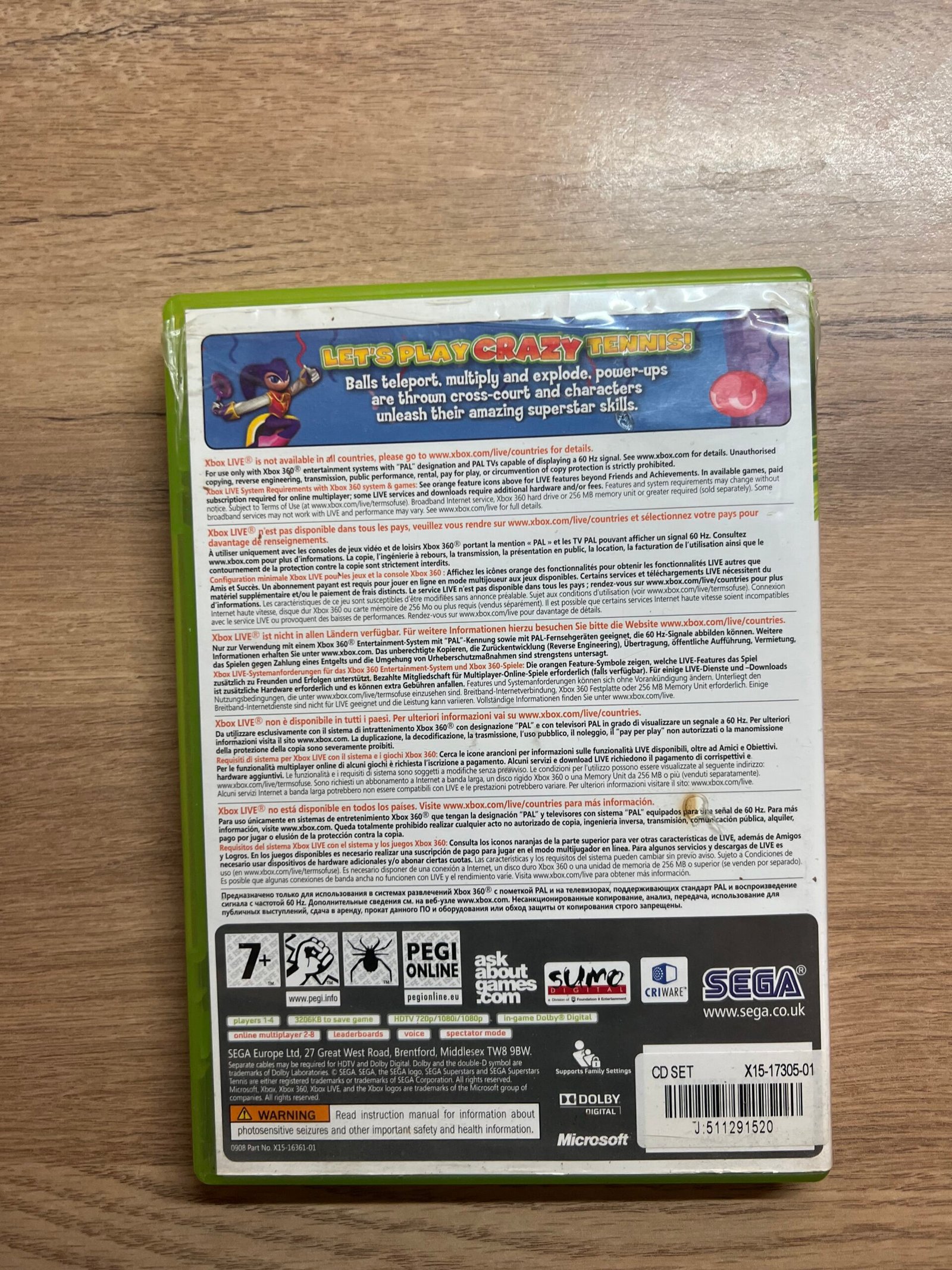 Sega Superstars Tennis - Xbox 360 - Bon état - Complet - Pal (1) – Image 9