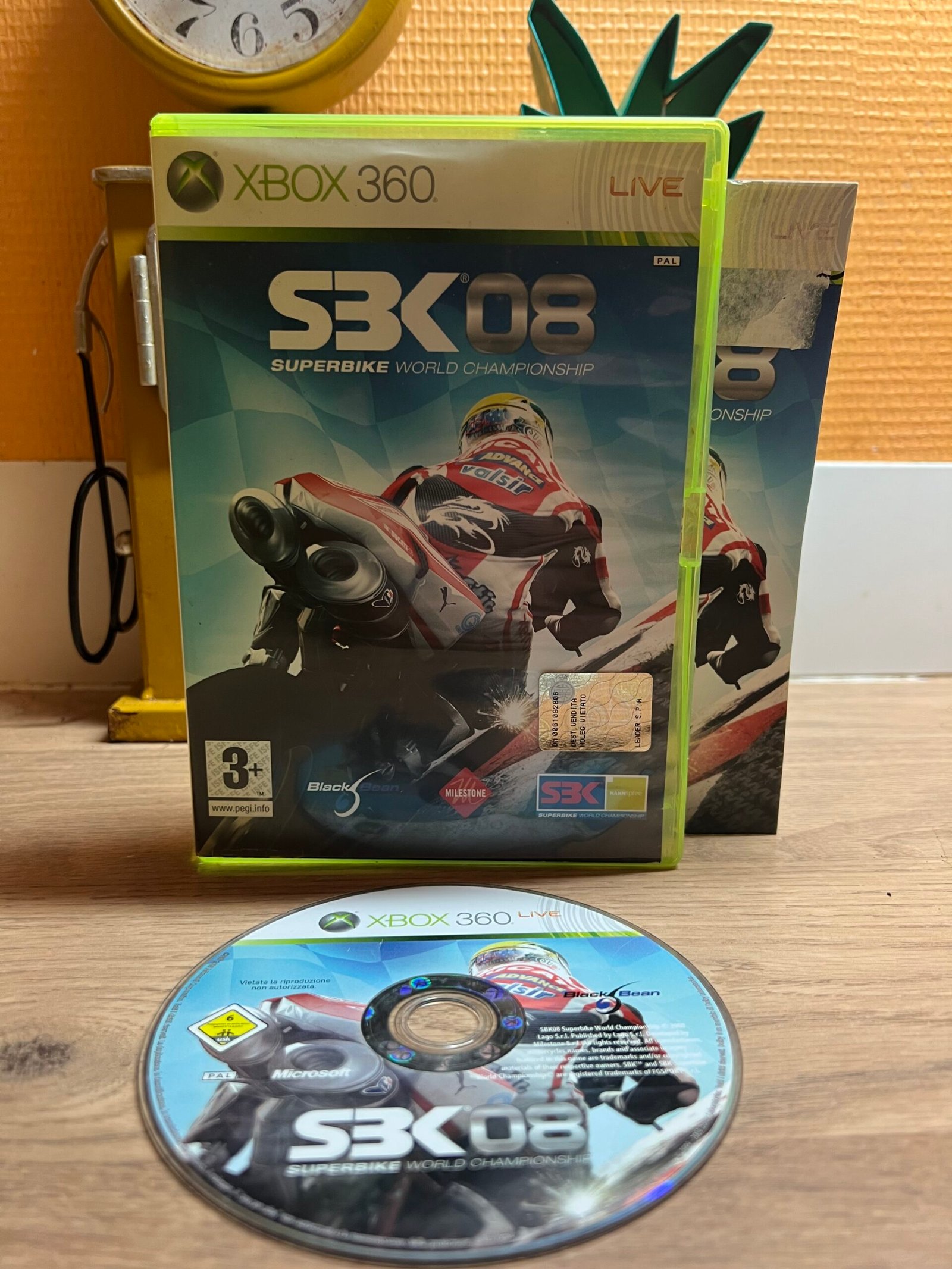 SBK 08 - Xbox 360 - Bon état - Complet - Pal
