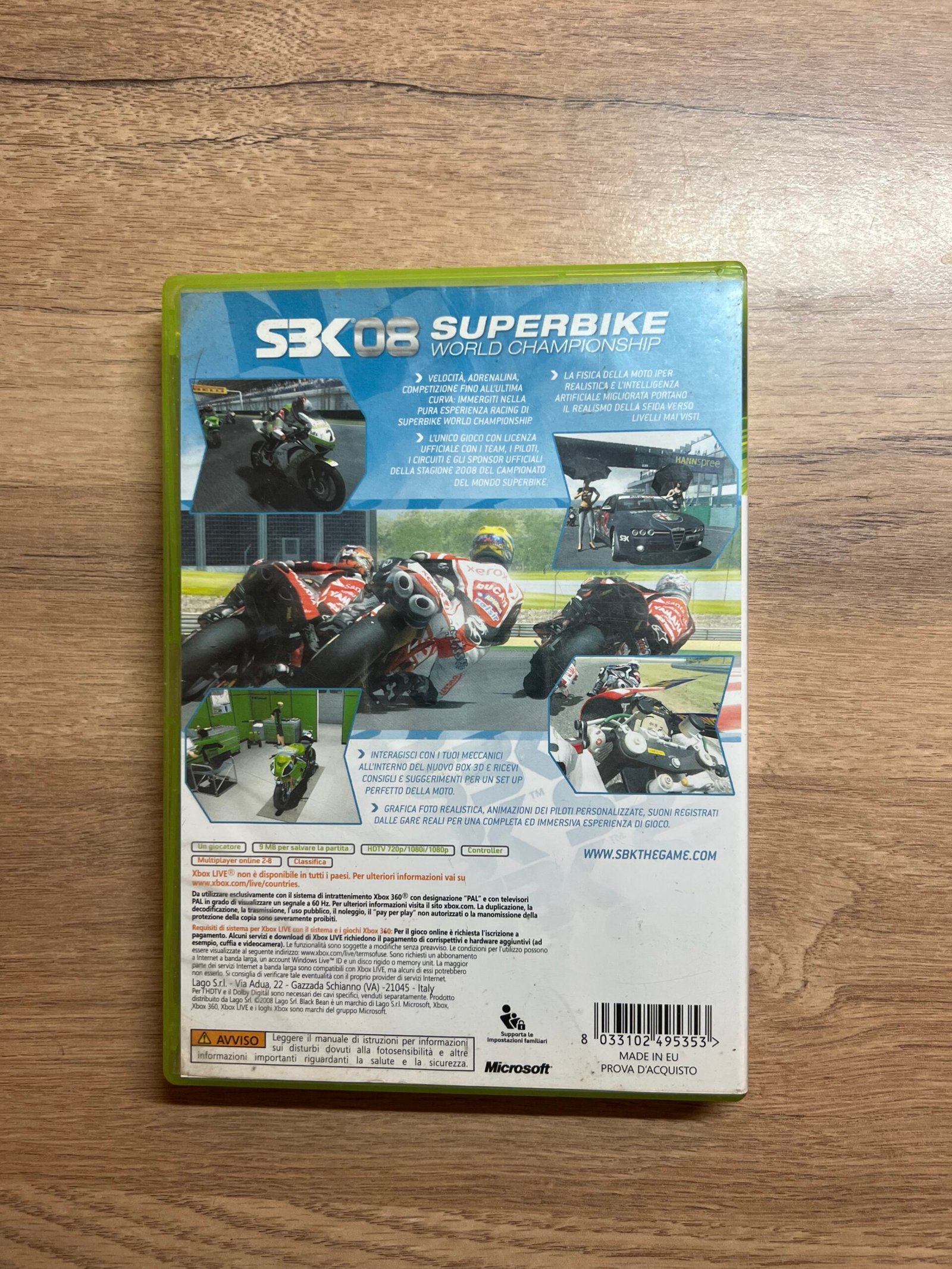 SBK 08 - Xbox 360 - Bon état - Complet - Pal – Image 8