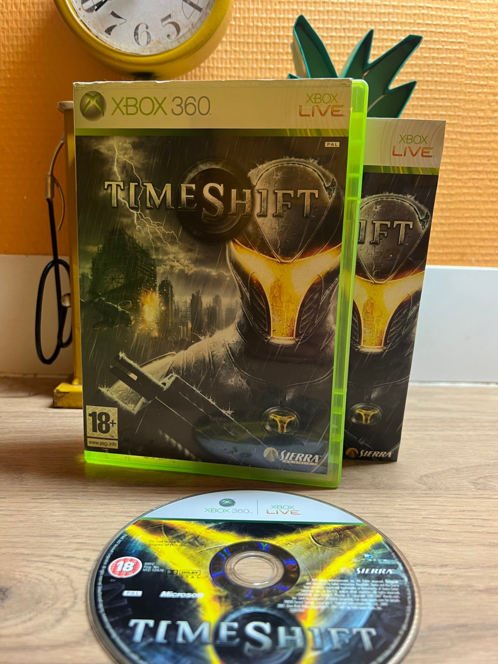 TimeShift - Xbox 360 - Bon état - Complet - PAL