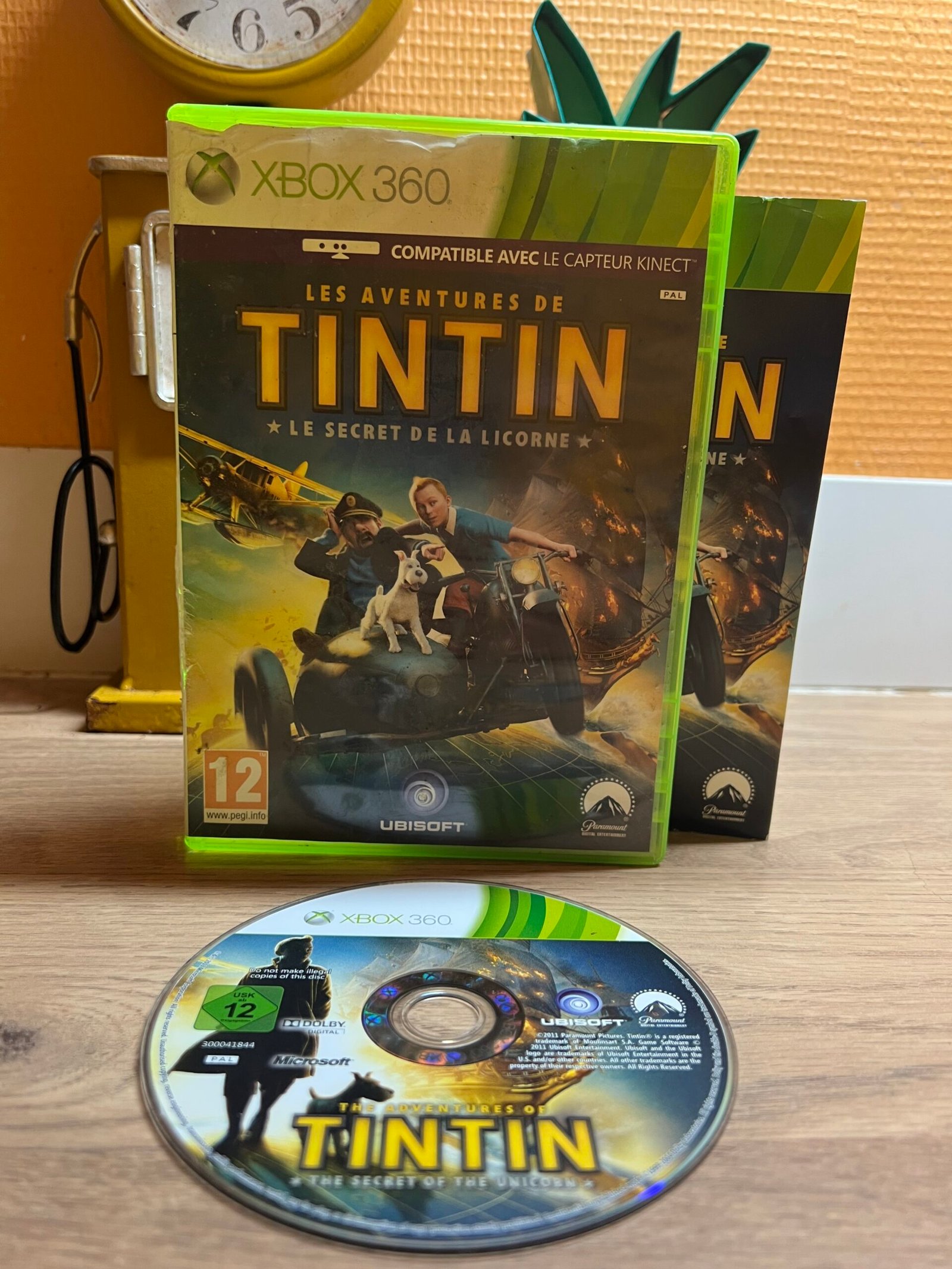 Les Aventures De Tintin Le Secret De La Licorne - Xbox 360 - Complet - Pal