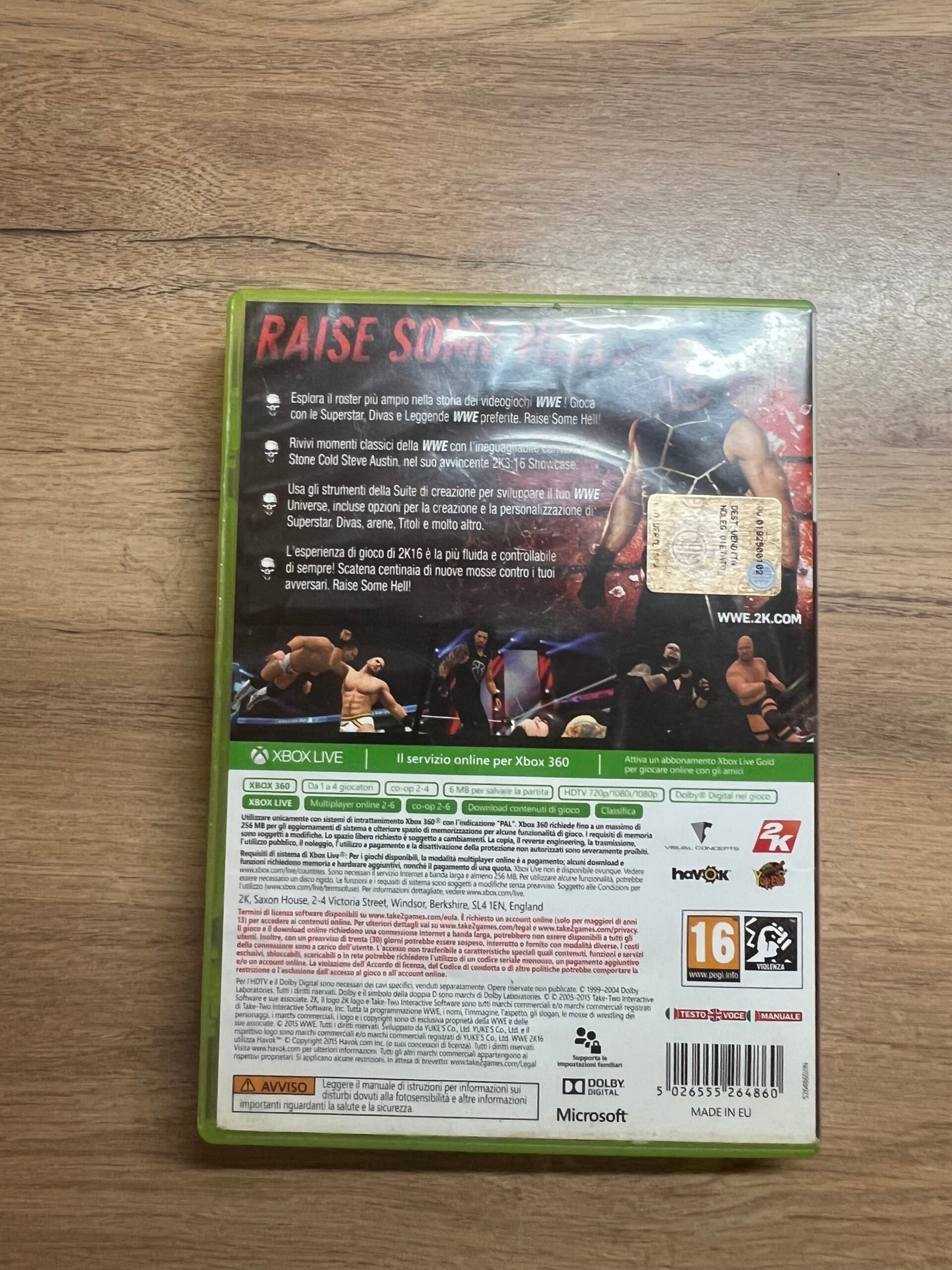 WWE 2K16 - Xbox 360 - Complet - Pal – Image 8