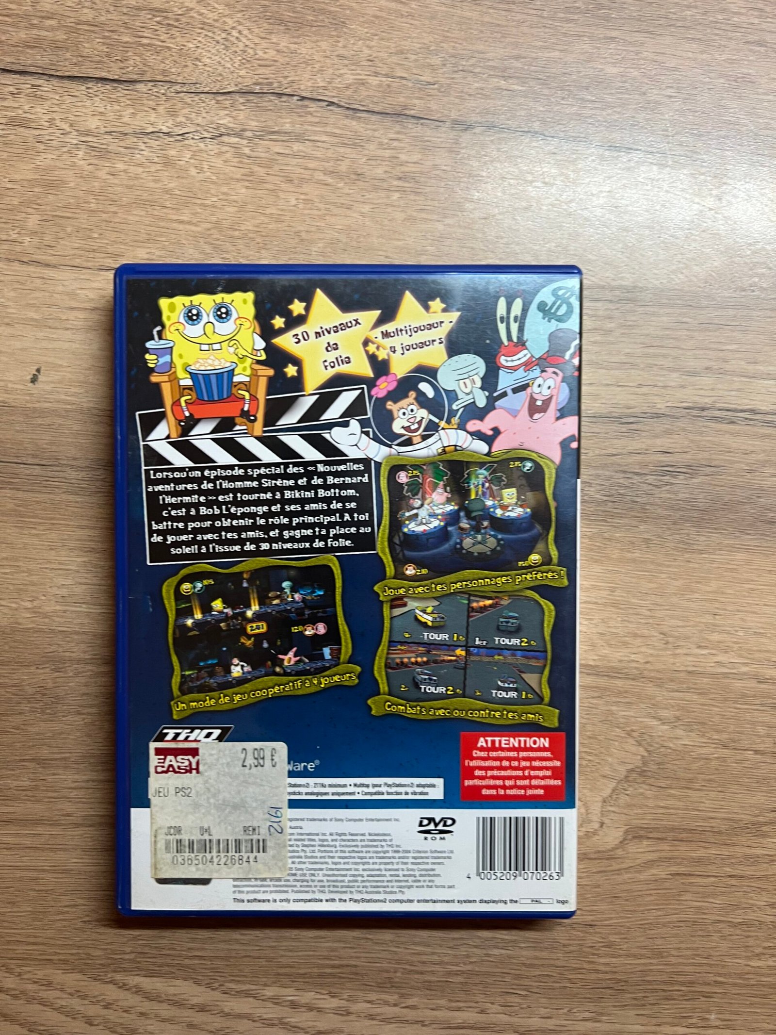Bob l'éponge : Silence On Tourne - PS2 - Pal – Image 7