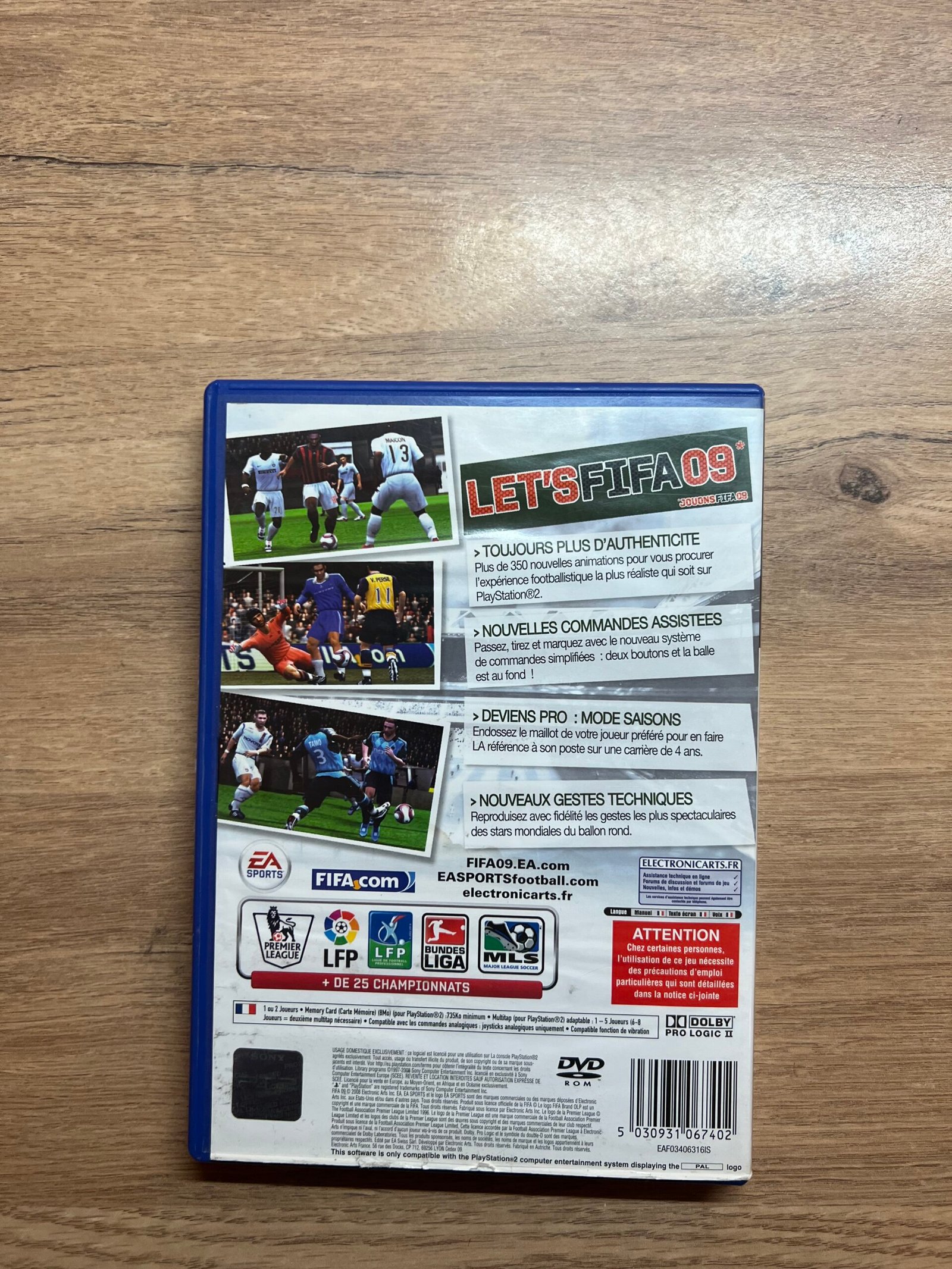 FIFA 09 - PS2 - Complet - Pal – Image 8