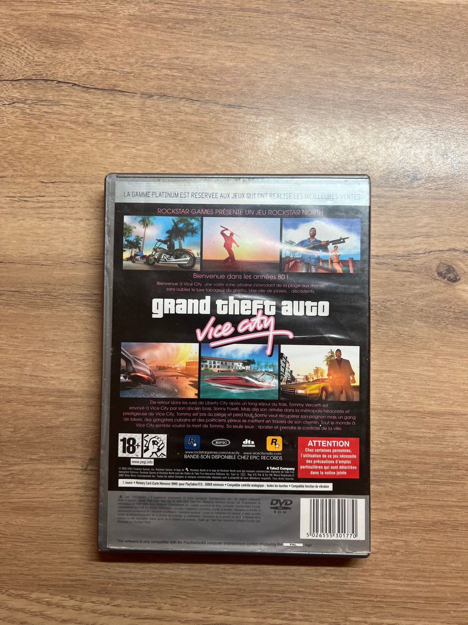 Grand Theft Auto Vice City (Platinum) - PS2 - pal – Image 8