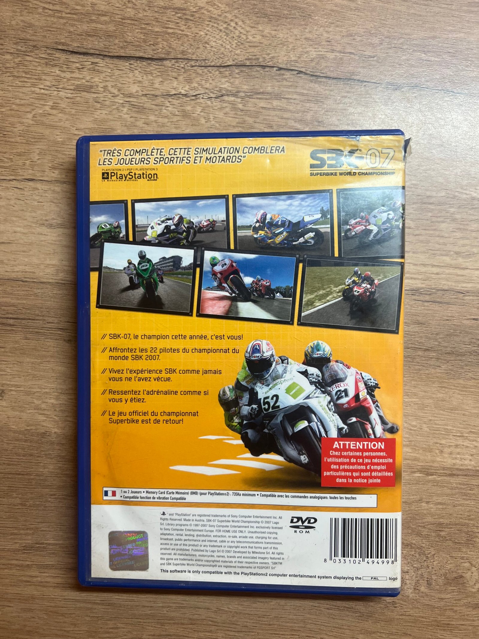 Sbk 07 - Ps2 - complet - pal – Image 7