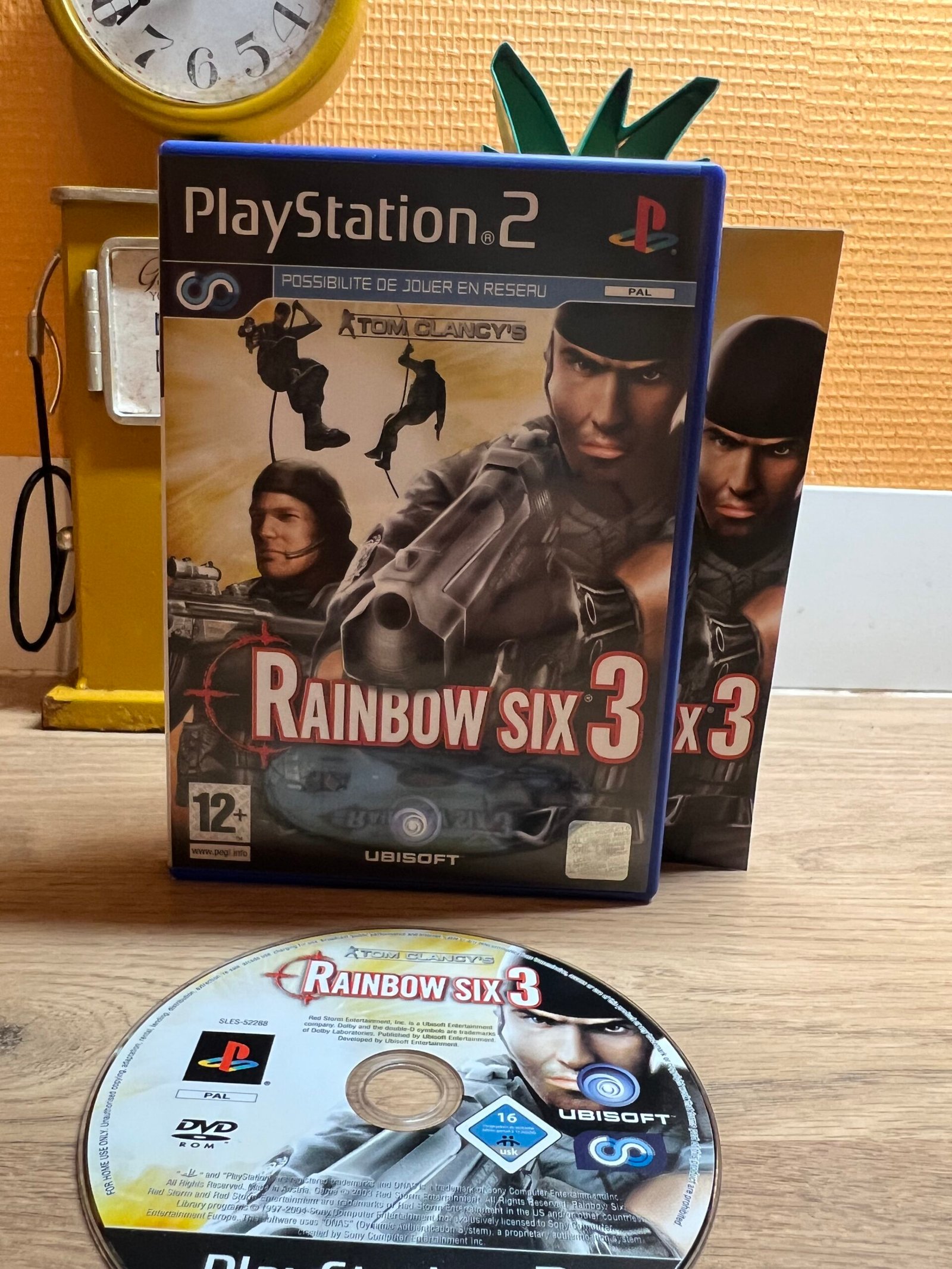 Tom Clancy's Rainbow Six 3 - PS2 - Bon état - Complet - Pal -