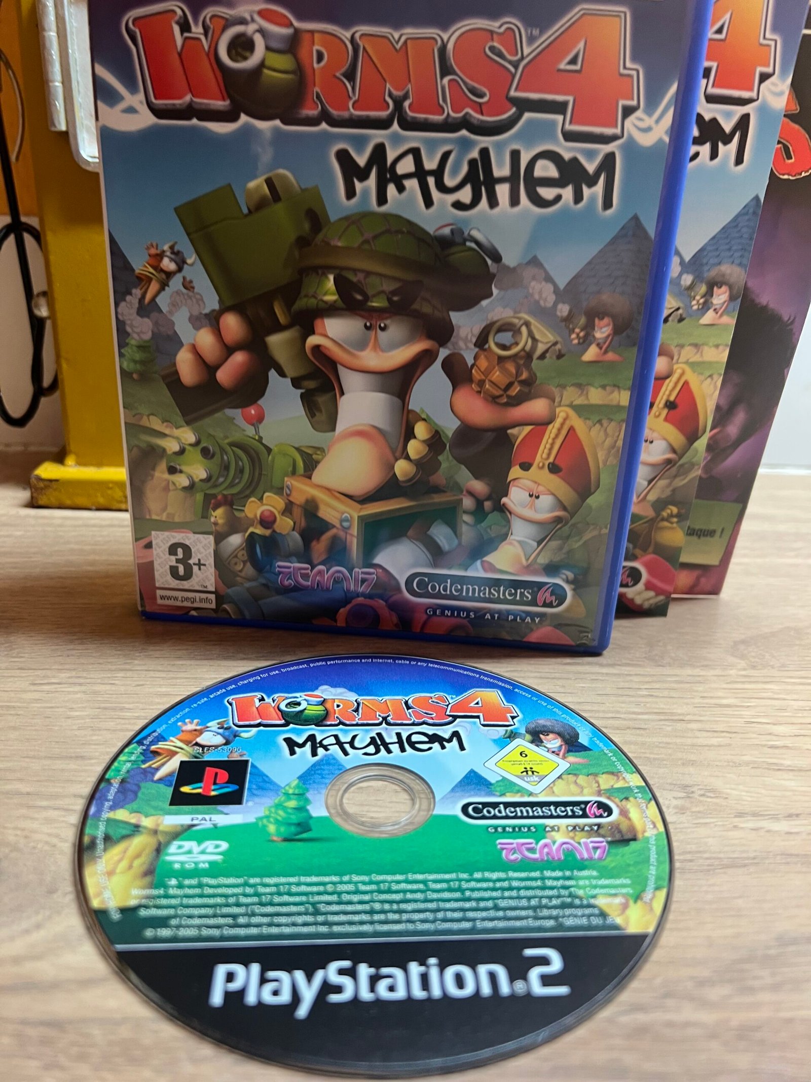 Worms 4 Mayhem - PS2 - Bon état - Complet - Pal – Image 3