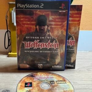 Return to castle Wolfenstein - PS2 - Bon état - Complet - Pal