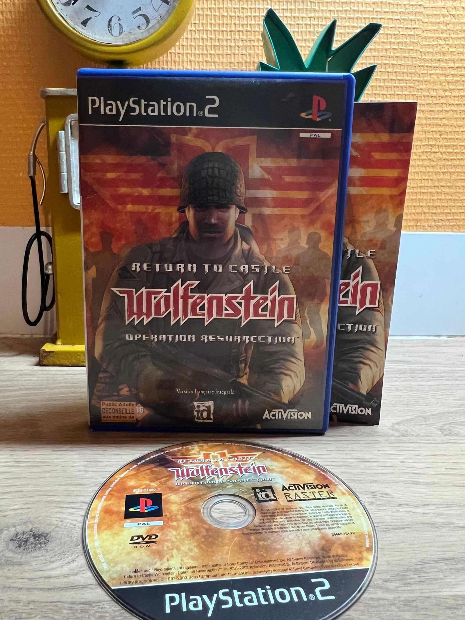 Return to castle Wolfenstein - PS2 - Bon état - Complet - Pal