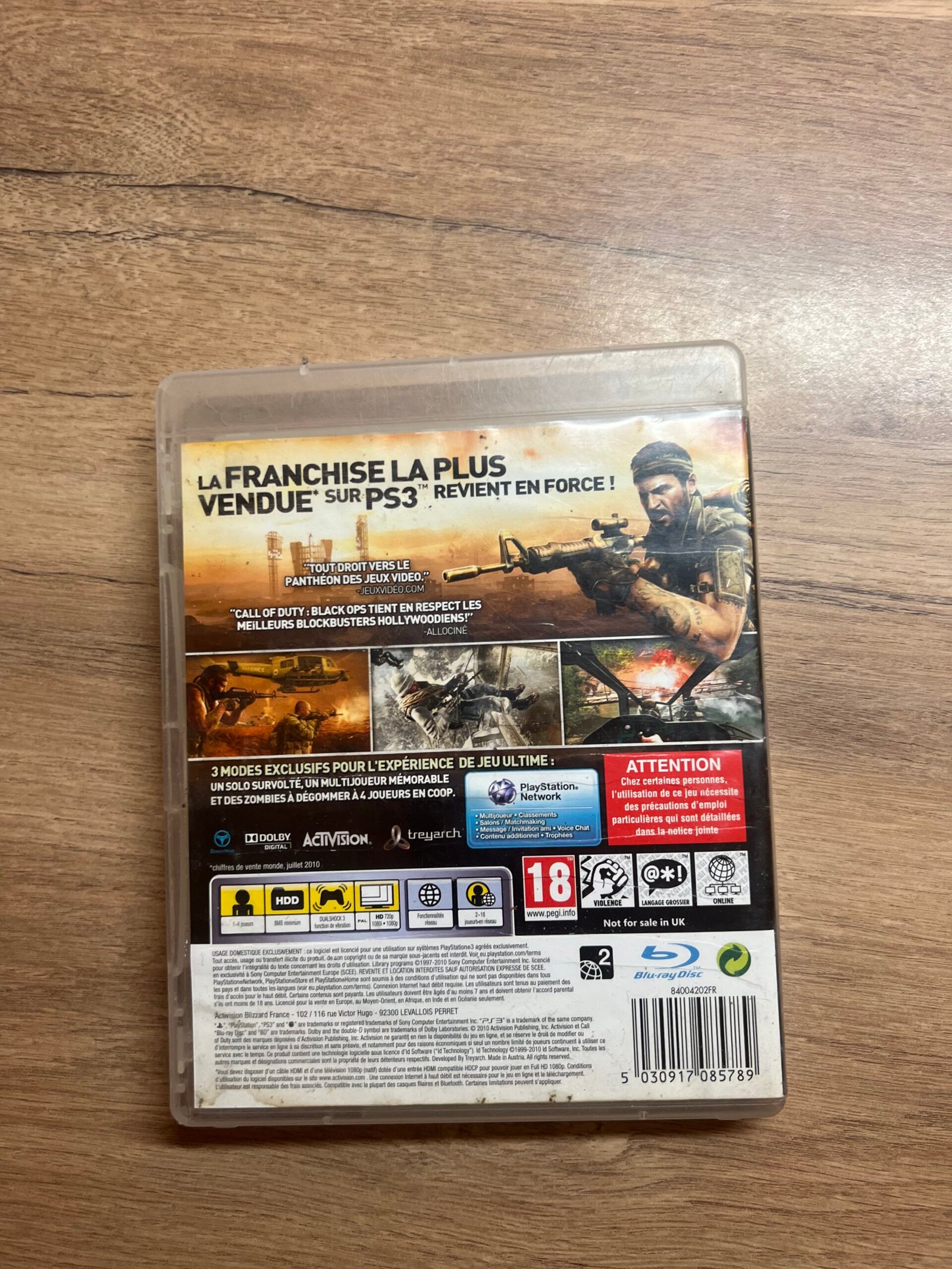 Call Of Duty Black Ops - PS3 - Bon état - Complet - Pal – Image 8