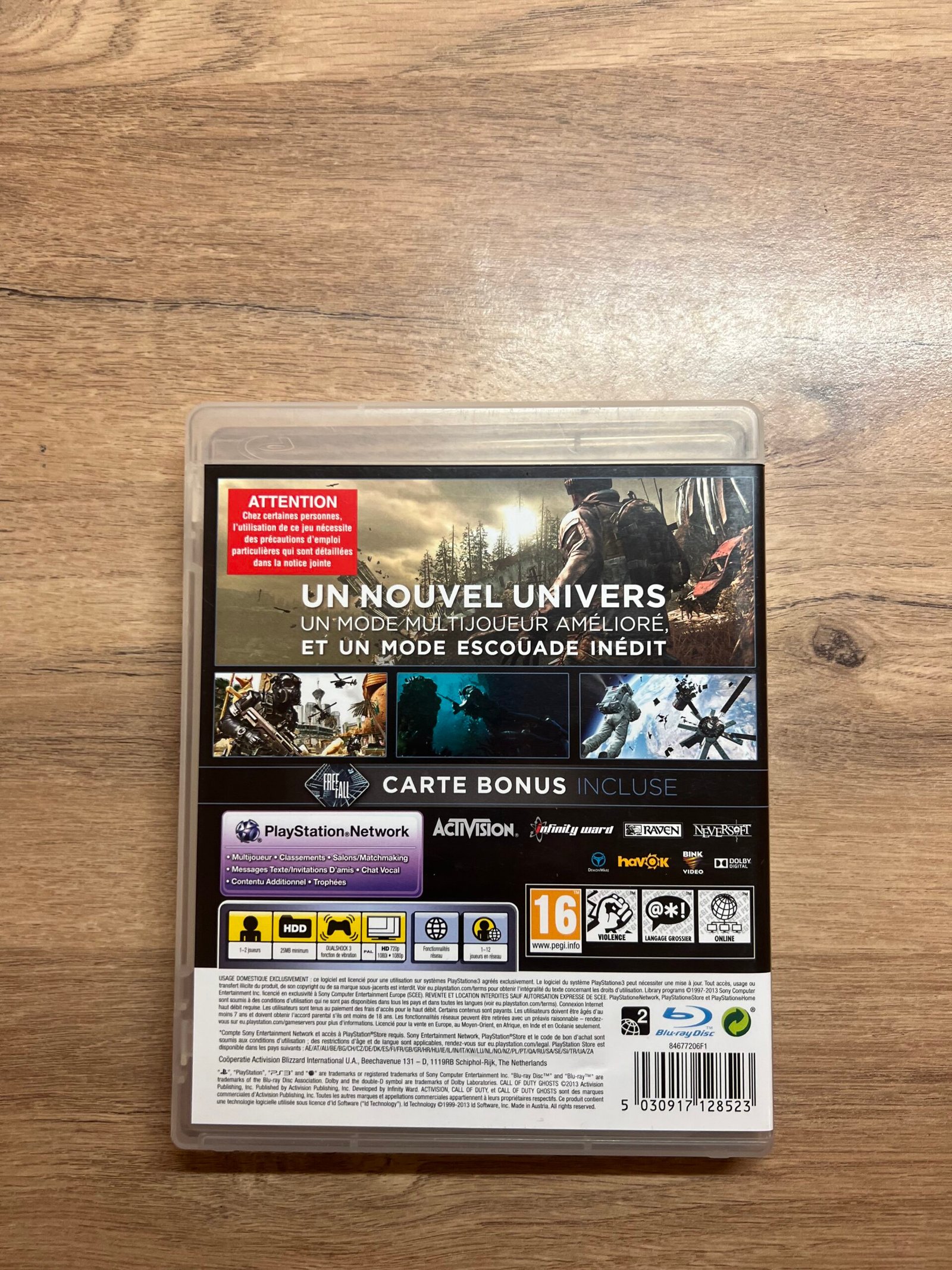 Call of Duty: Ghosts - PS3 - Bon état - Complet - PAL – Image 8