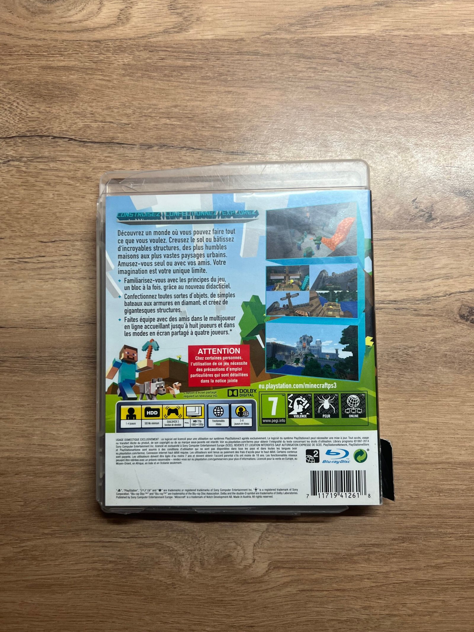 Minecraft - Playstation Edition - PS3 - Bon état - Complet - PAL – Image 8