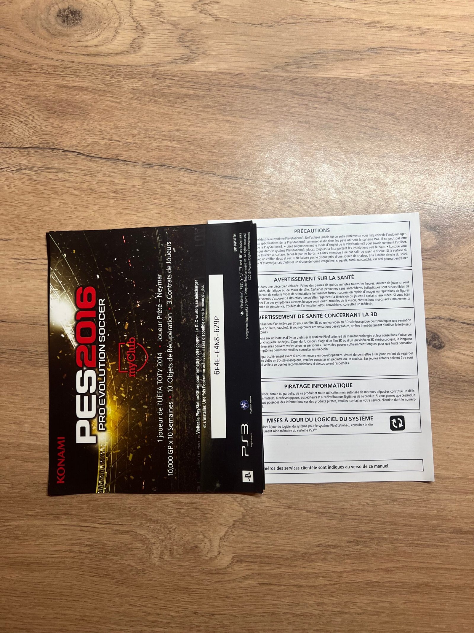 Pro Evolution Soccer 2016 - PES 2016 - PS3 - Bon état - Complet - Pal – Image 5