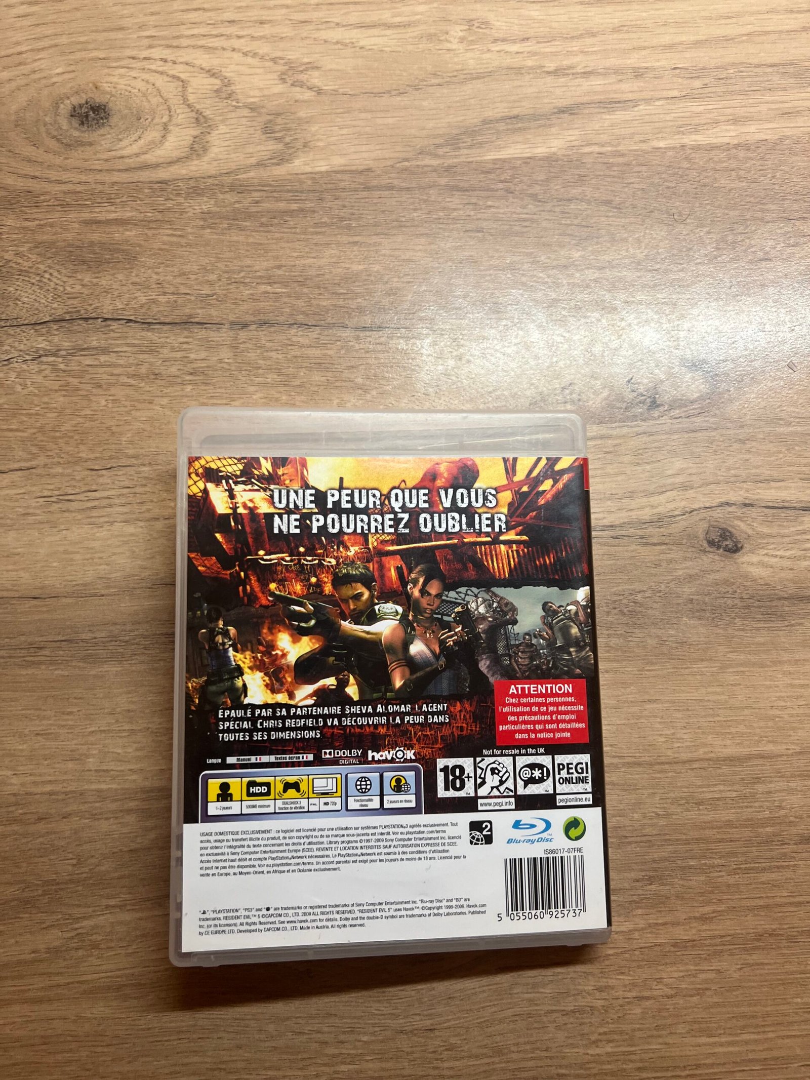 Resident Evil 5 - PS3 - Bon état - Complet - PAL – Image 8