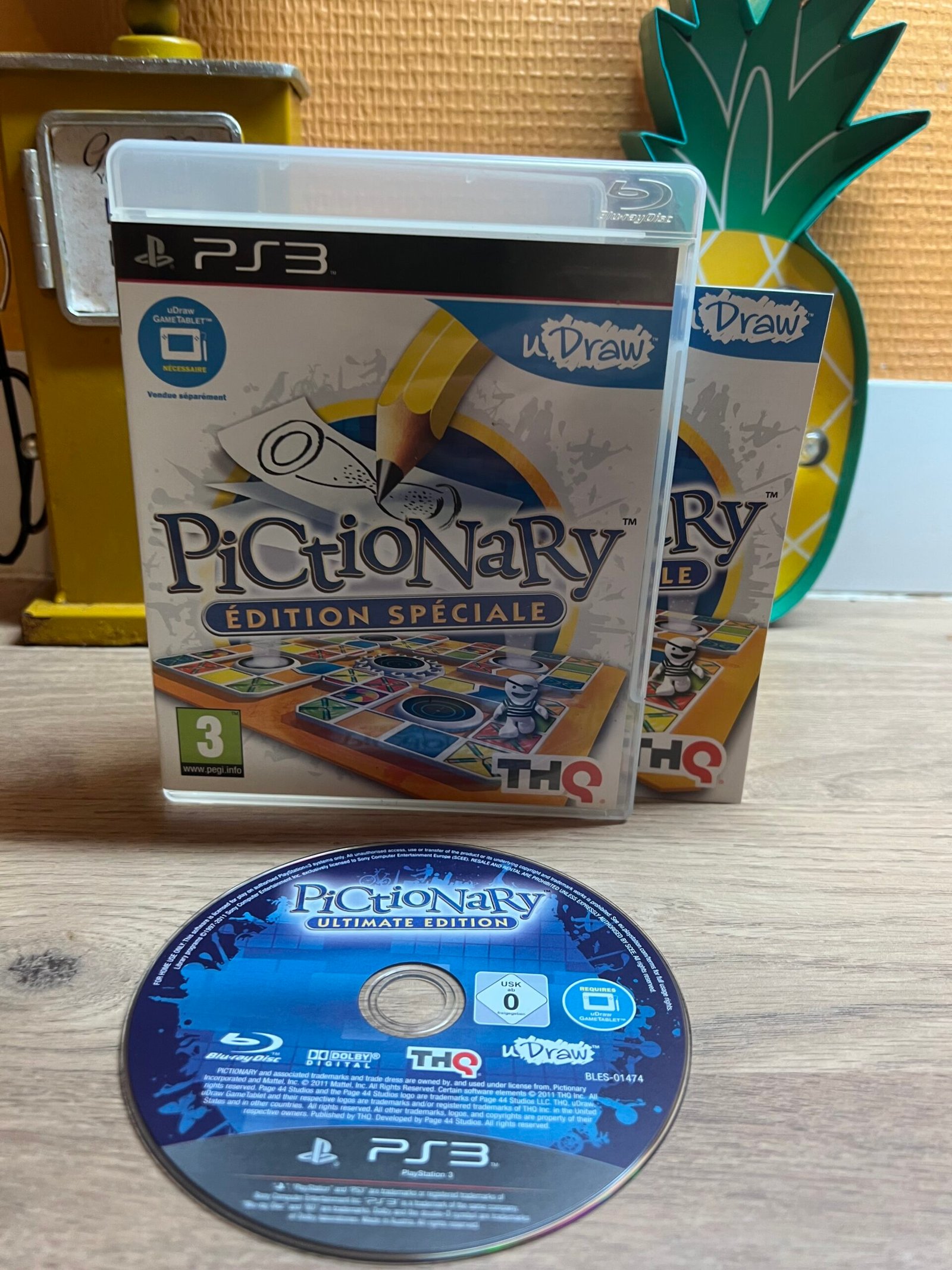 u draw pictionary - PS3 - bon état - complet - pal